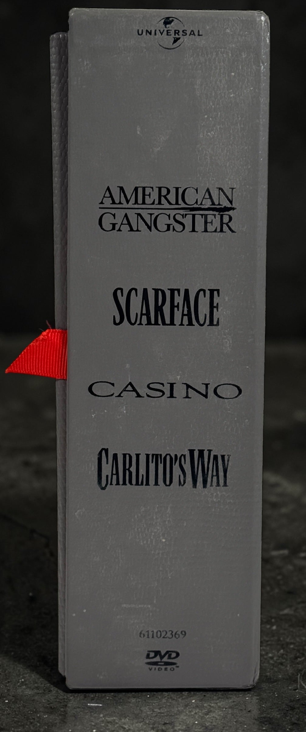 Universal Gangsters Ultimate Film Collection 9 disc DVD box set featuring Scarface Casino Carlitos Way and American Gangster collection