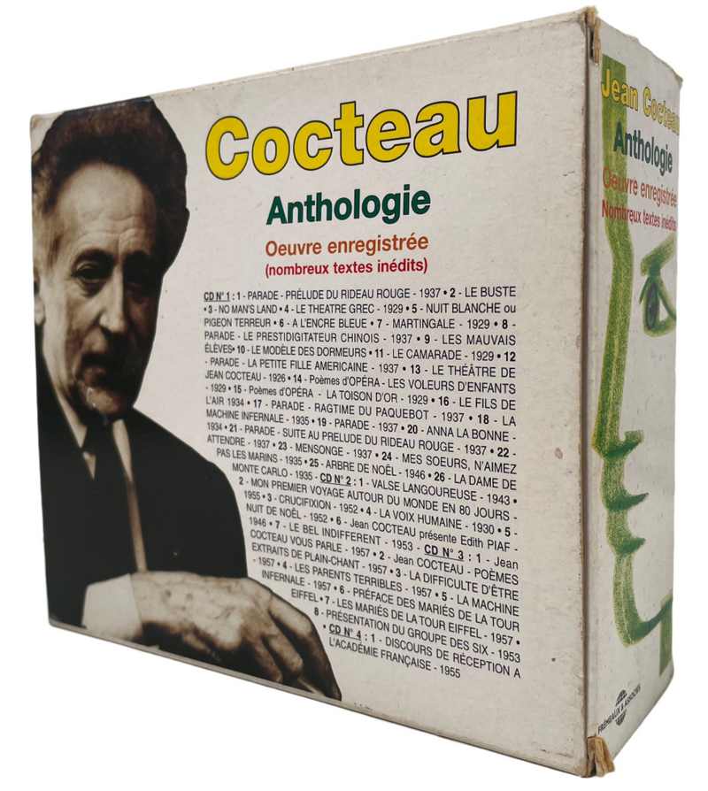 Anthologie Cocteau - Œuvre enregistrée, Jean Cocteau - Compilation 4 CD