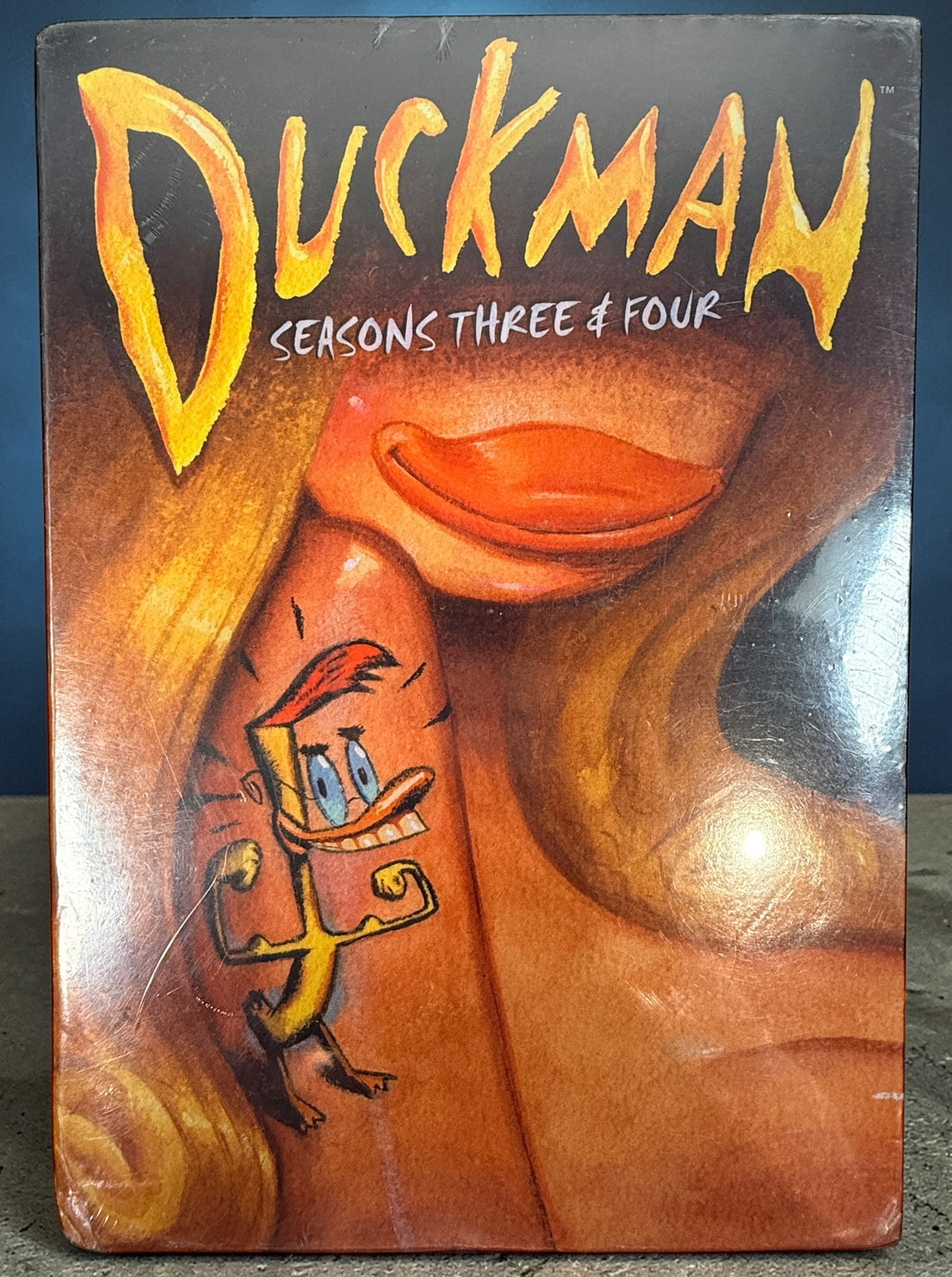 Duckman complete series DVD set seasons 1–4 sealed NOS. Cult 90s animated comedy collection with original packaging. Great for collectors and fans.
