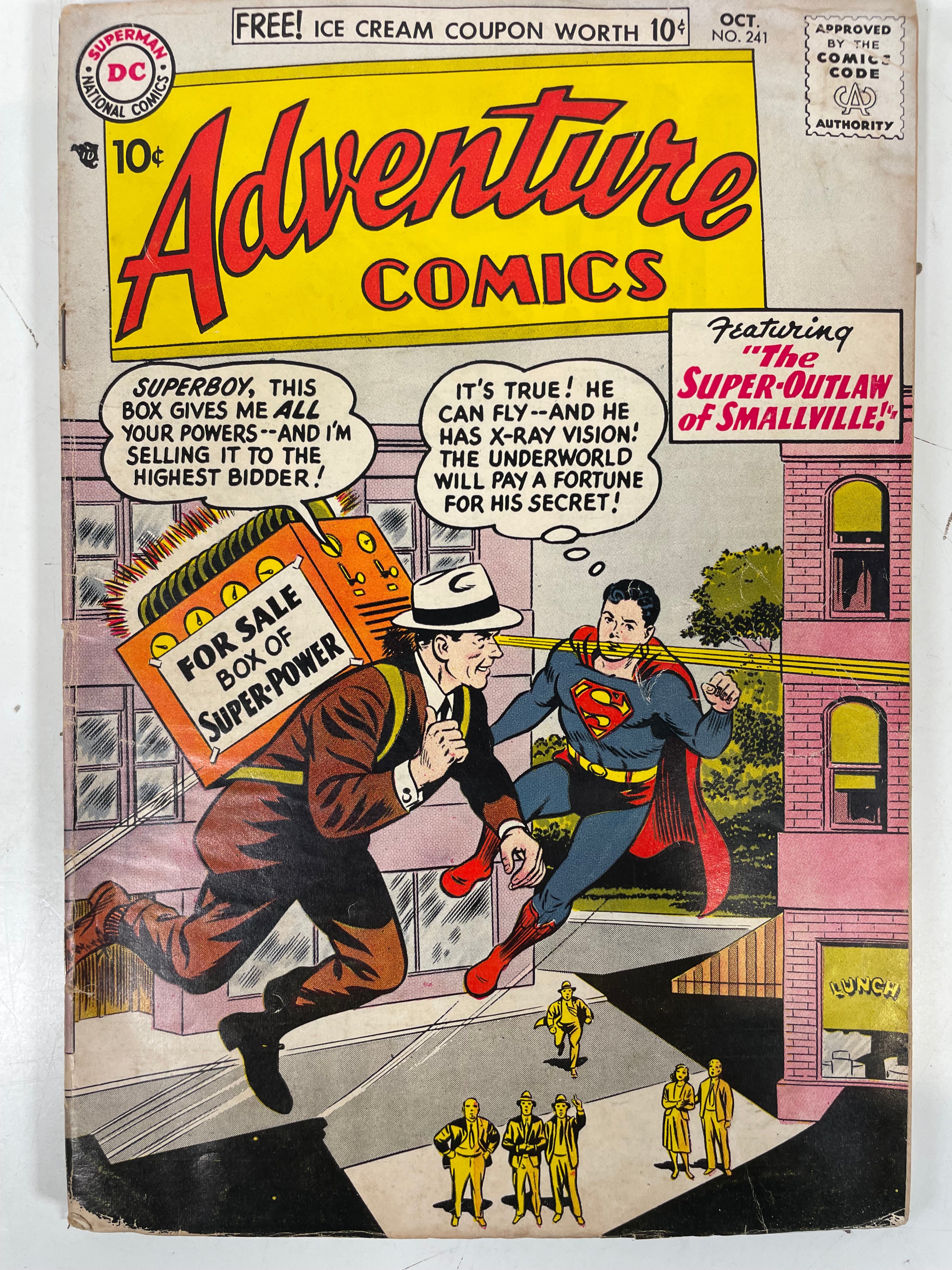 Adventure Comics  #241 , Silver Age  October 1957  Superman