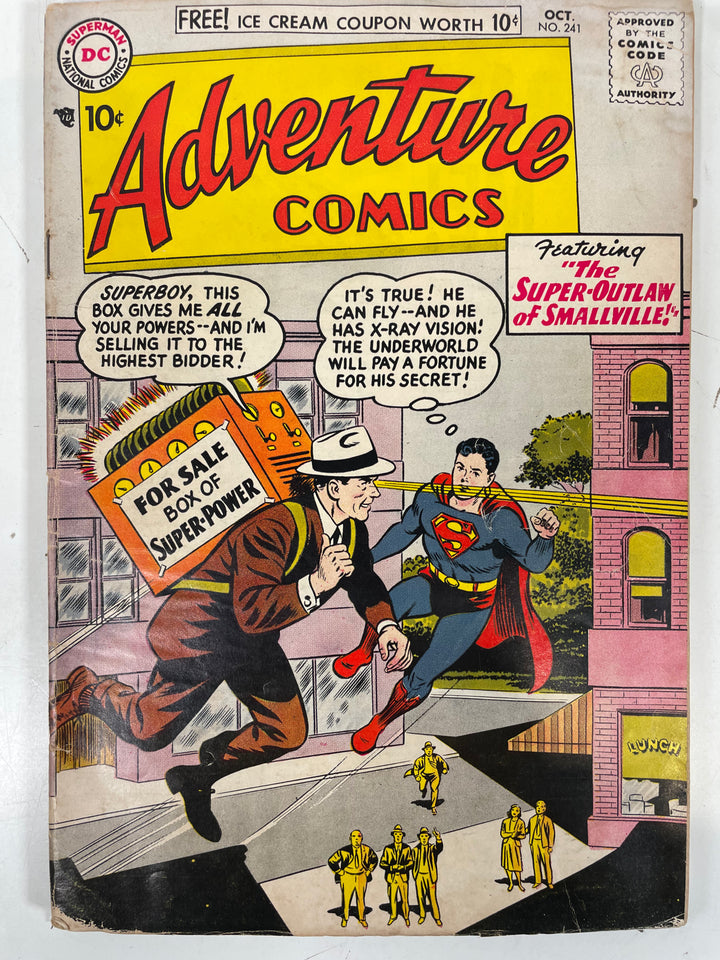 Adventure Comics  #241 , Silver Age  October 1957  Superman