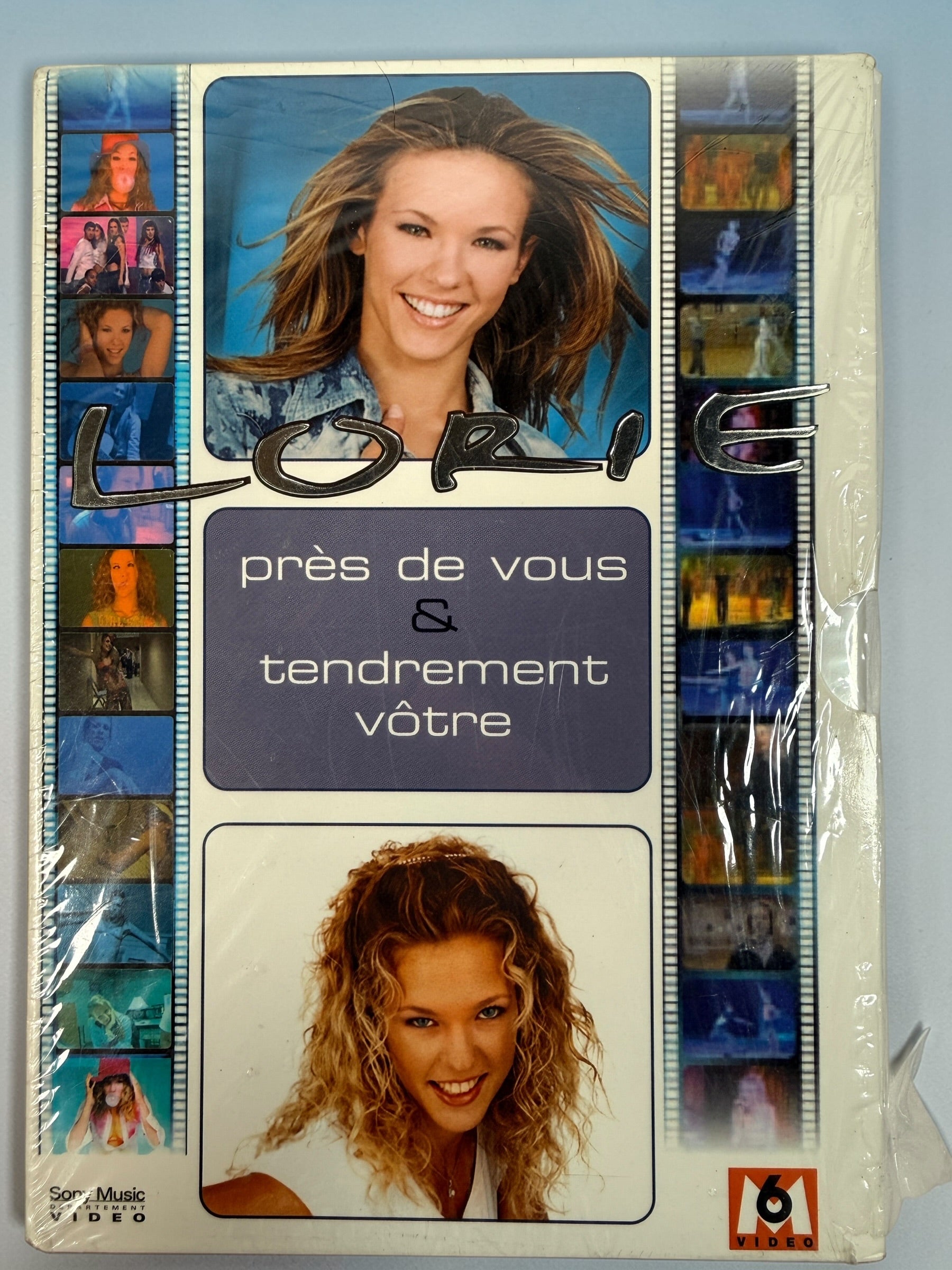 Lorie French pop DVD box set Près de vous Tendrement vôtre 2 disc sealed Sony Music early 2000s music videos karaoke nostalgic collectible media