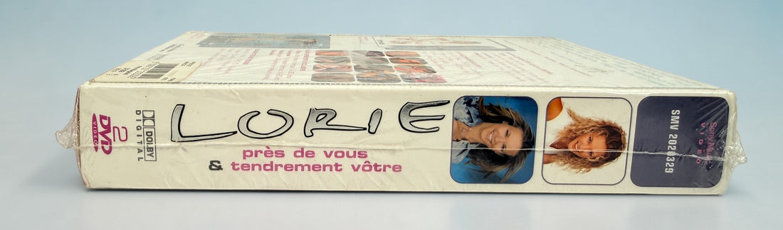 Lorie French pop DVD box set Près de vous Tendrement vôtre 2 disc sealed Sony Music early 2000s music videos karaoke nostalgic collectible media