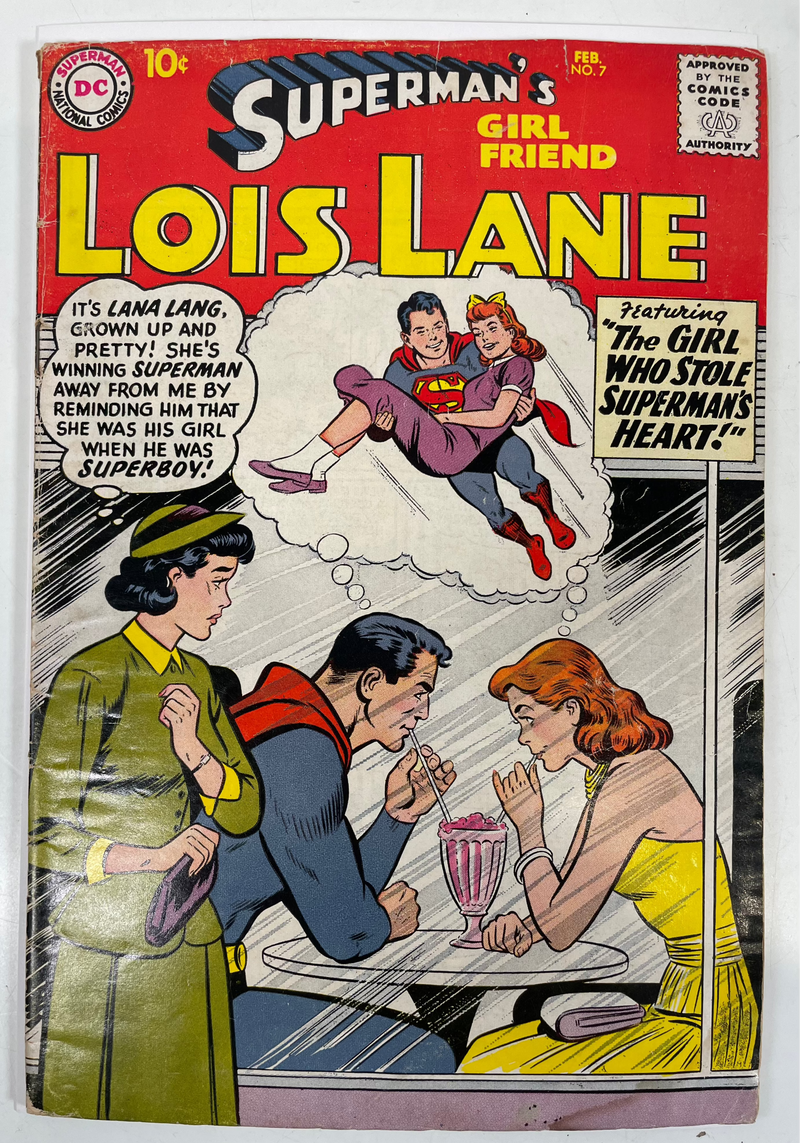 Superman’s Girl Friend Lois Lane, Feb No.7  - 1959 - DC - VG - FN, Collectible Rare