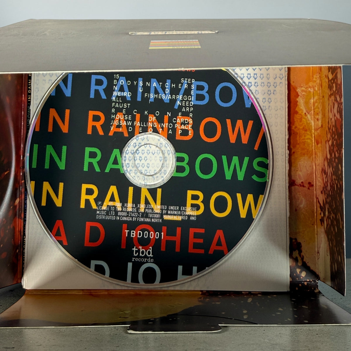 Tbd Cd Radiohead, In Rainbows, CD, 2008, TBD Records, Complete. – Éco-Dépôt ...