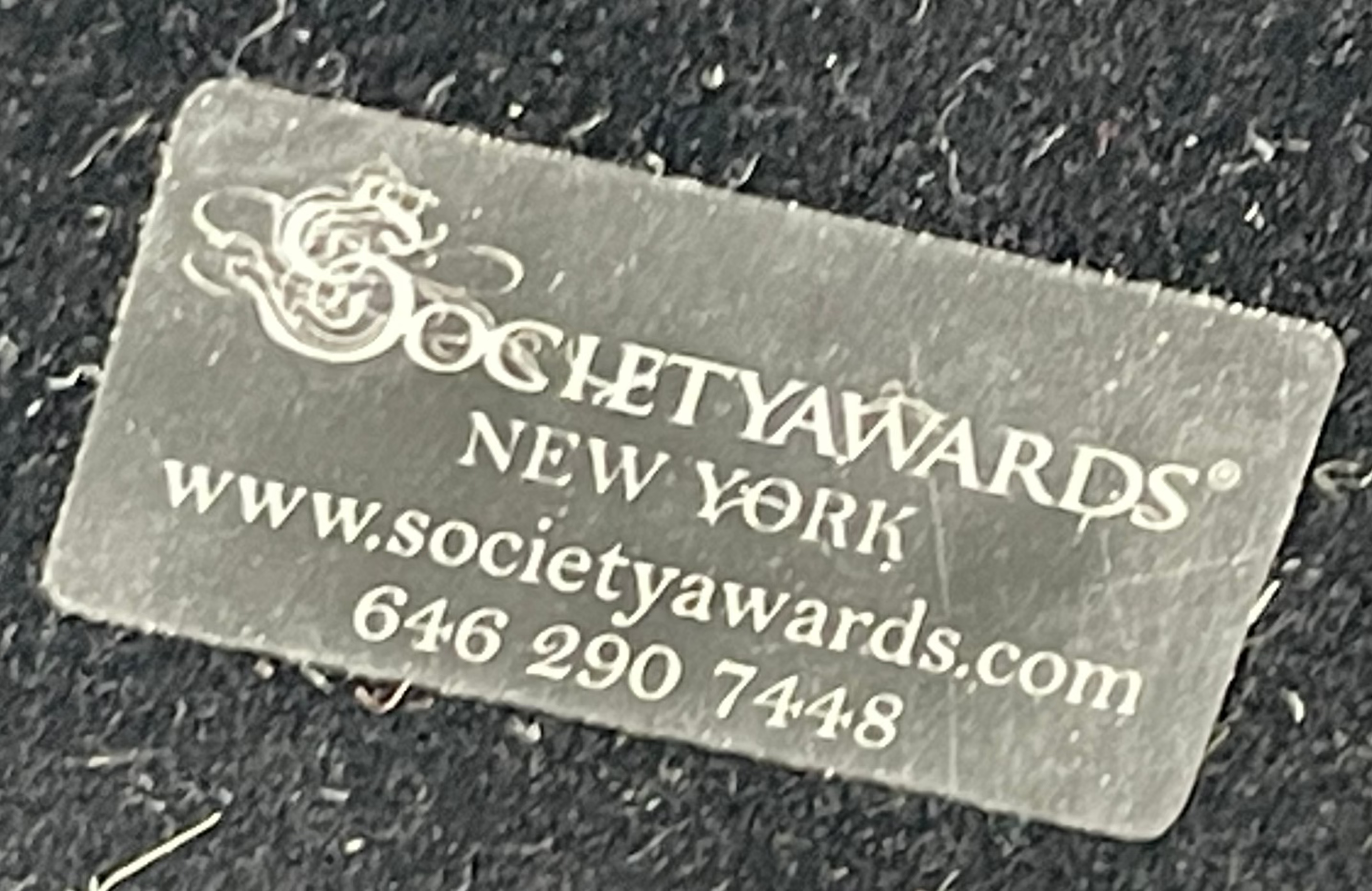 Collectible, Society Award, Figurine, Golden Metal Exclusive