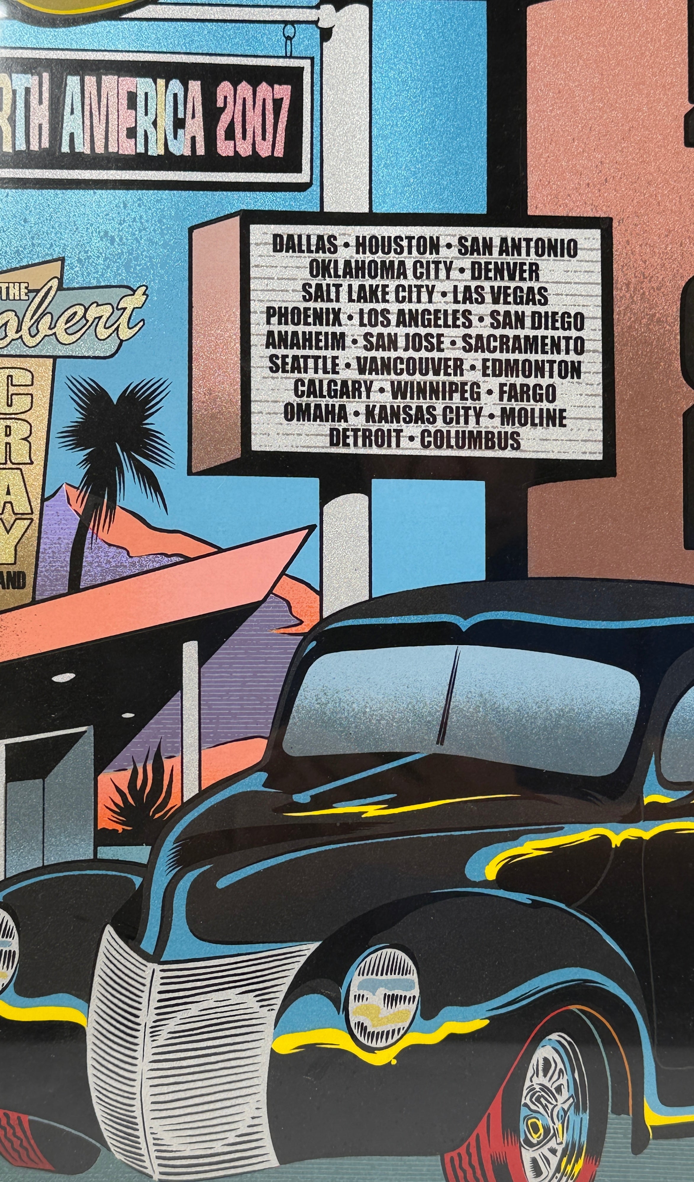 Eric Clapton 2007 Tour Poster – Chuck Sperry Signed A/P, Firehouse