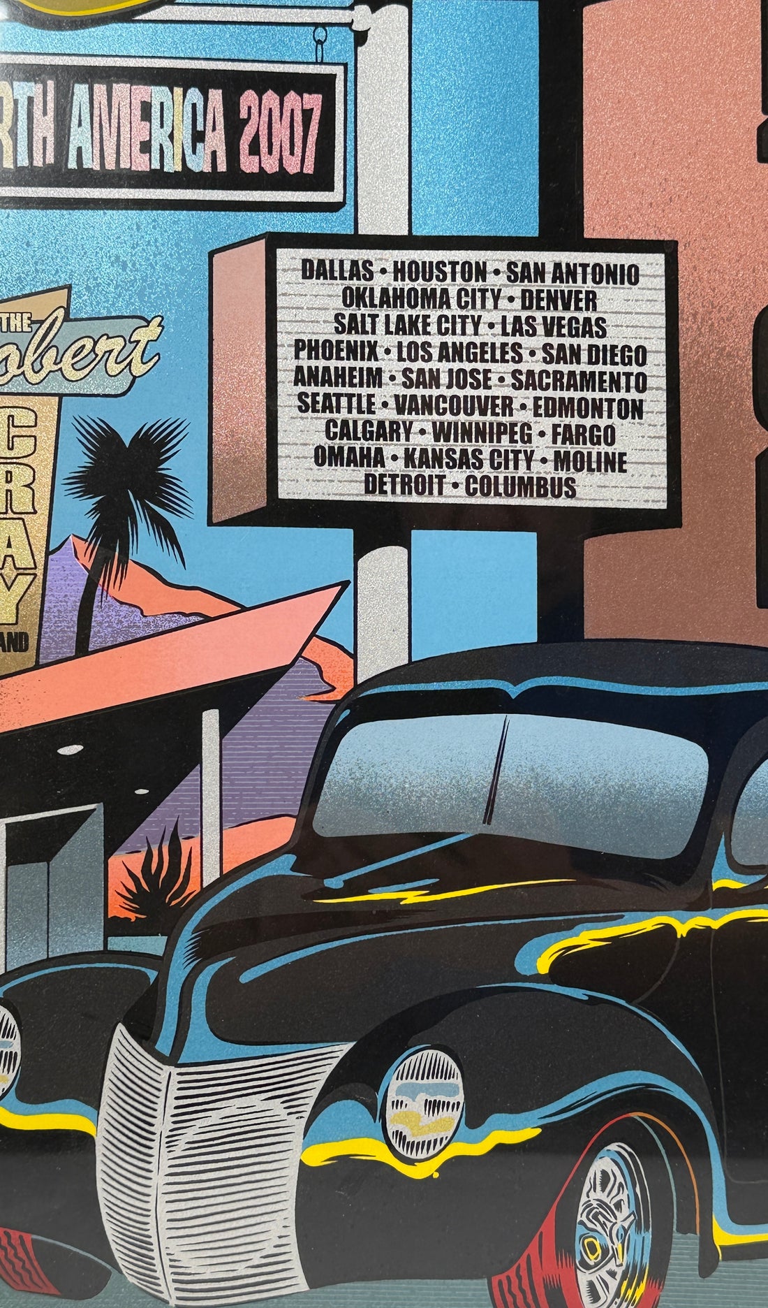 Eric Clapton 2007 Tour Poster – Chuck Sperry Signed A/P, Firehouse