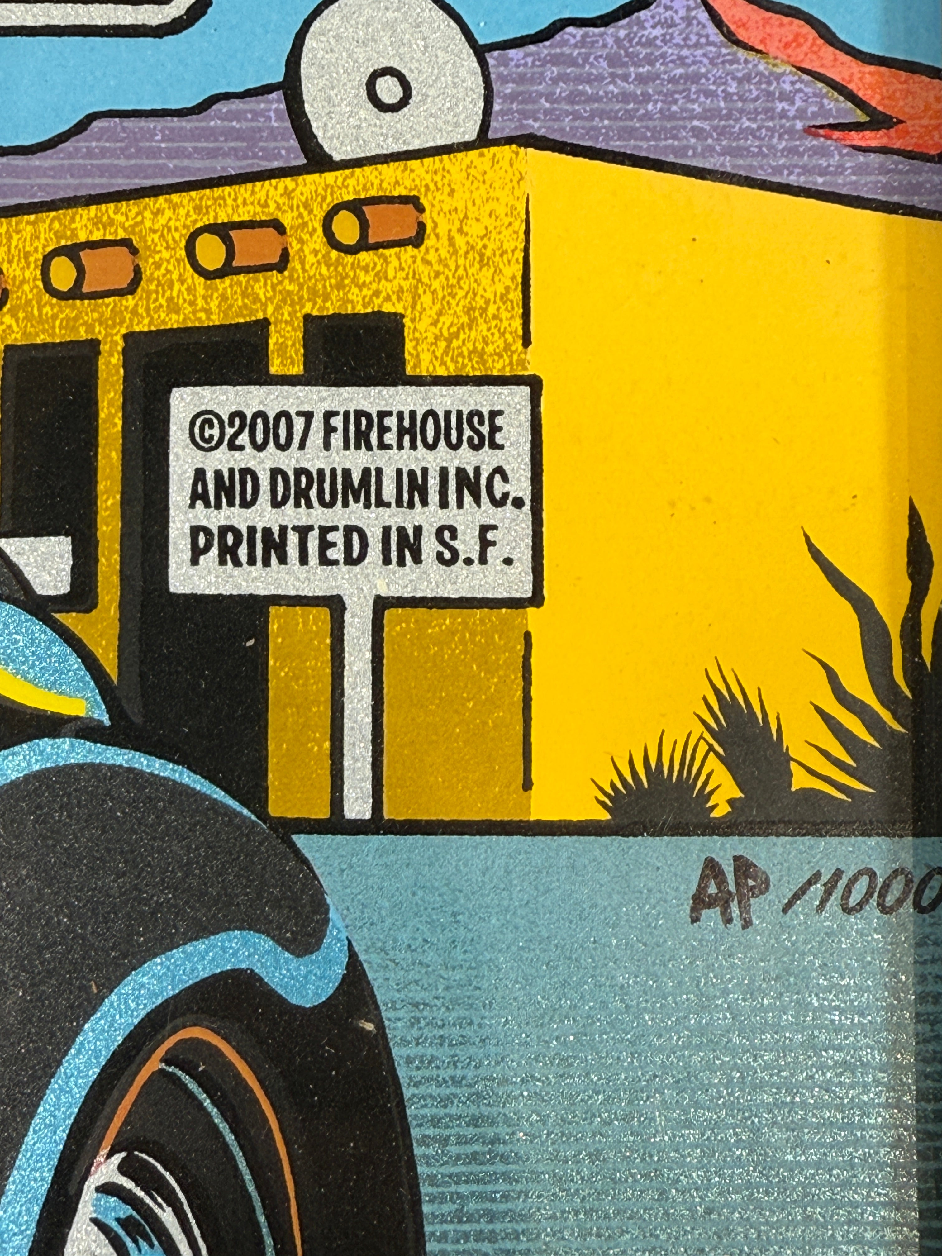 Eric Clapton 2007 Tour Poster – Chuck Sperry Signed A/P, Firehouse