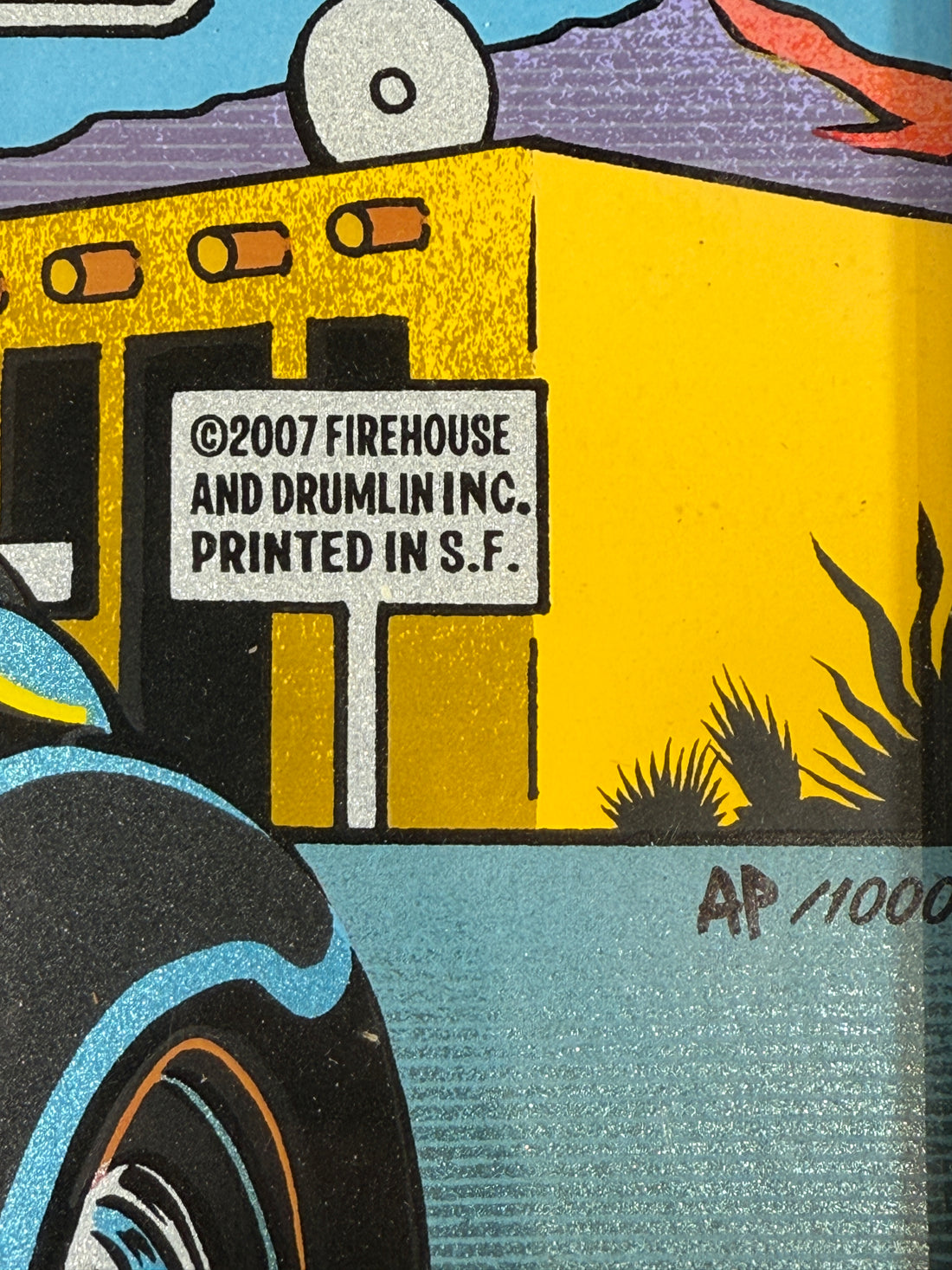 Eric Clapton 2007 Tour Poster – Chuck Sperry Signed A/P, Firehouse