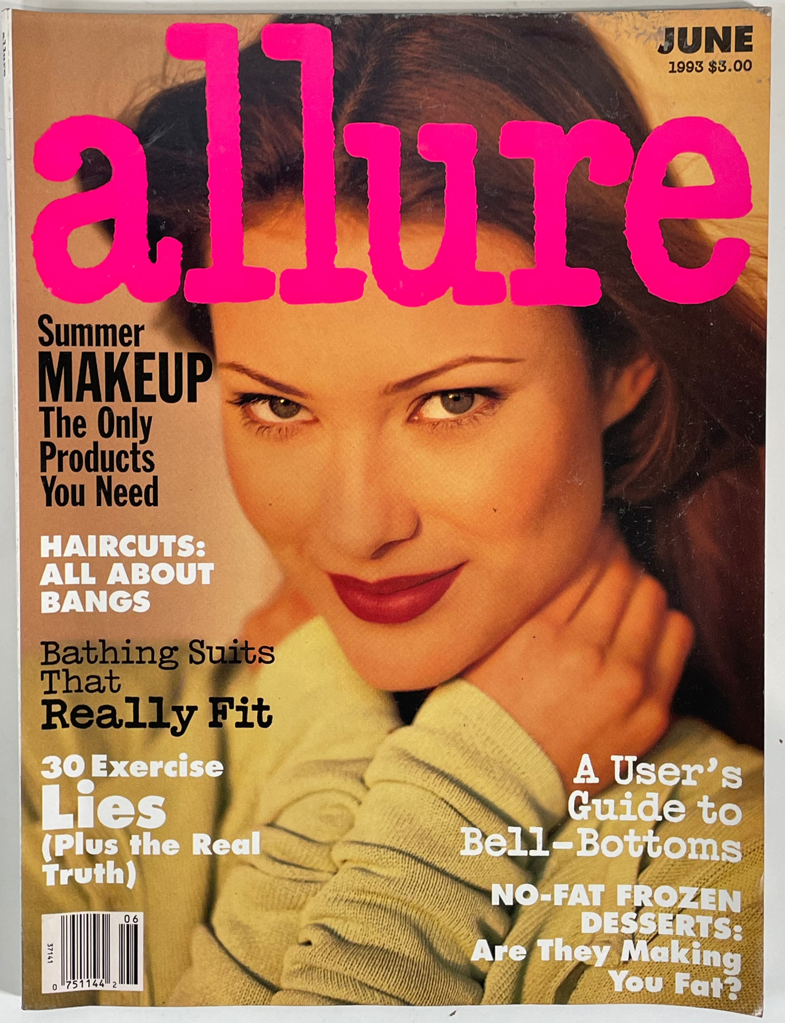 Vintage Allure Magazine June 1993-Shalom Hurlow, Janet Jackson