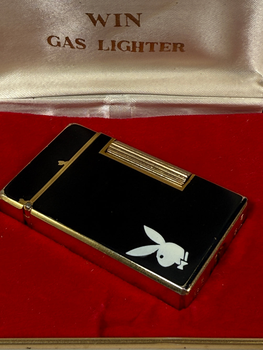 Briquet butane vintage WIN 1100 Playboy – Japon – Boîte d'origine (non testé)
