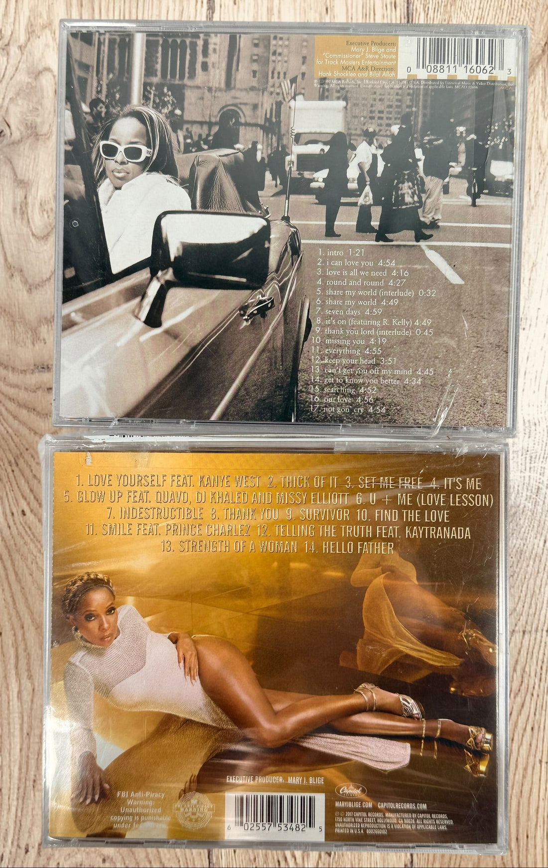 Mary J Blige CD lot Share My World Strength Of A Woman R&amp;B soul albums complete with cases and inserts great bundle for collectors and everyday listening.
