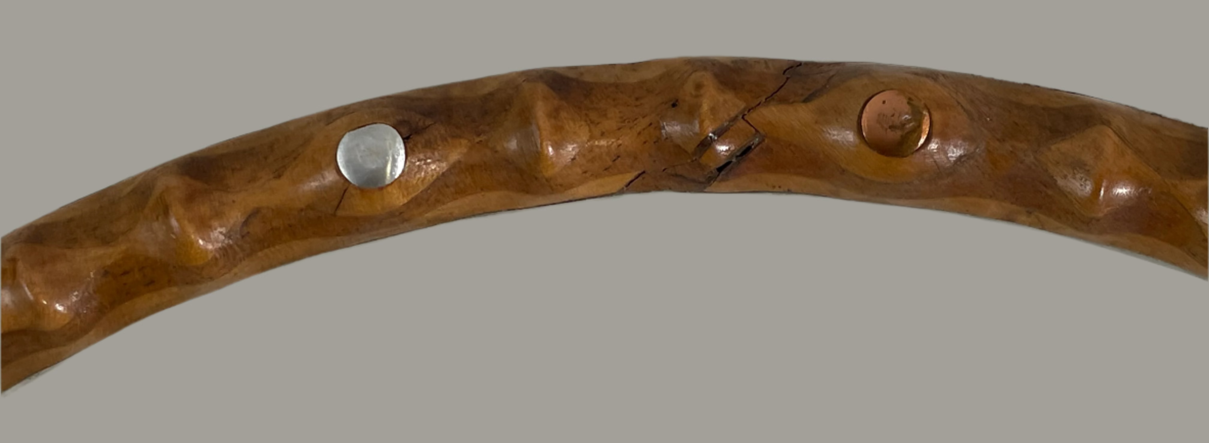 Collectible Steering Wheel, Decorative, Wood and Metal Frame