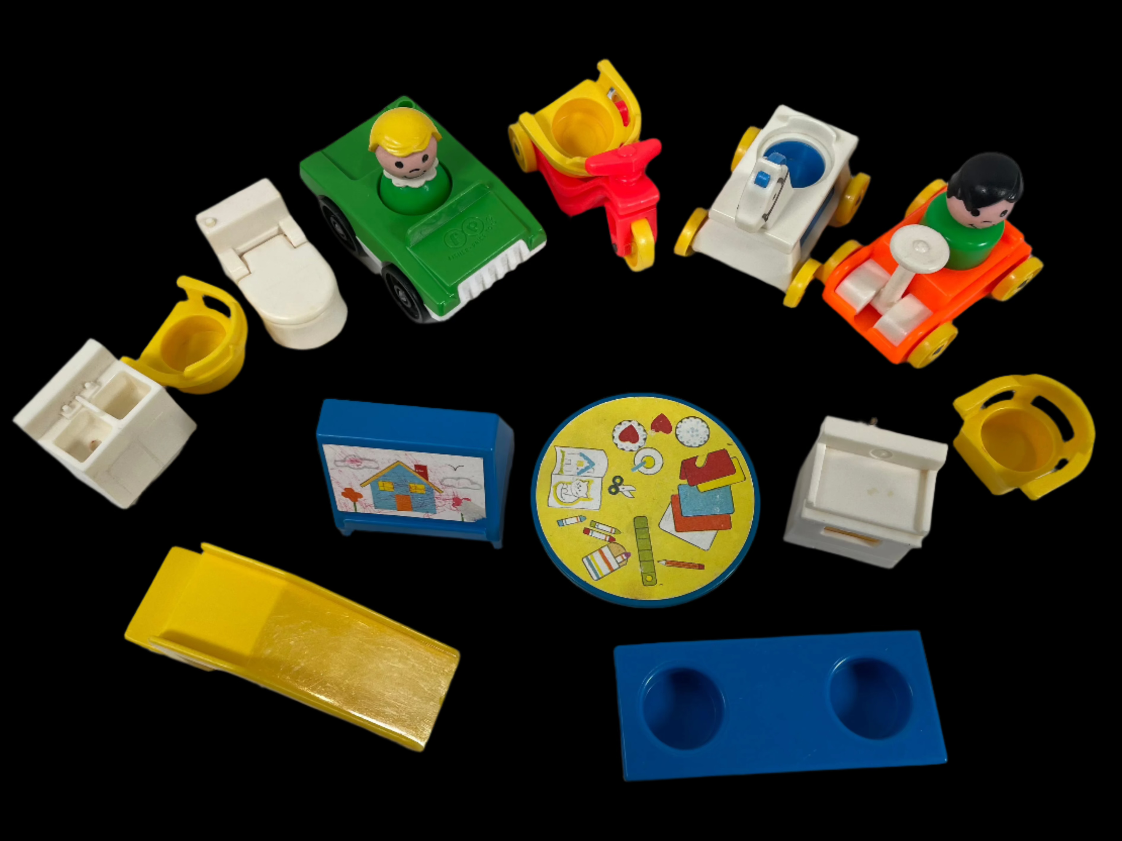 Assorted Fisher price Collectible Figurines