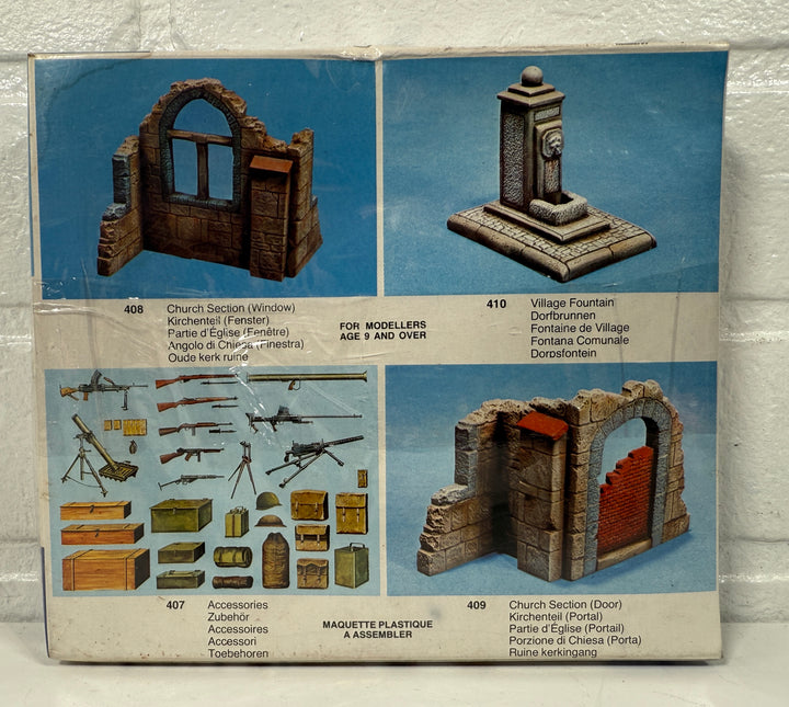 Vintage Italeri 1:35 Park Gate Model Kit No. 412 – Sealed Diorama Set