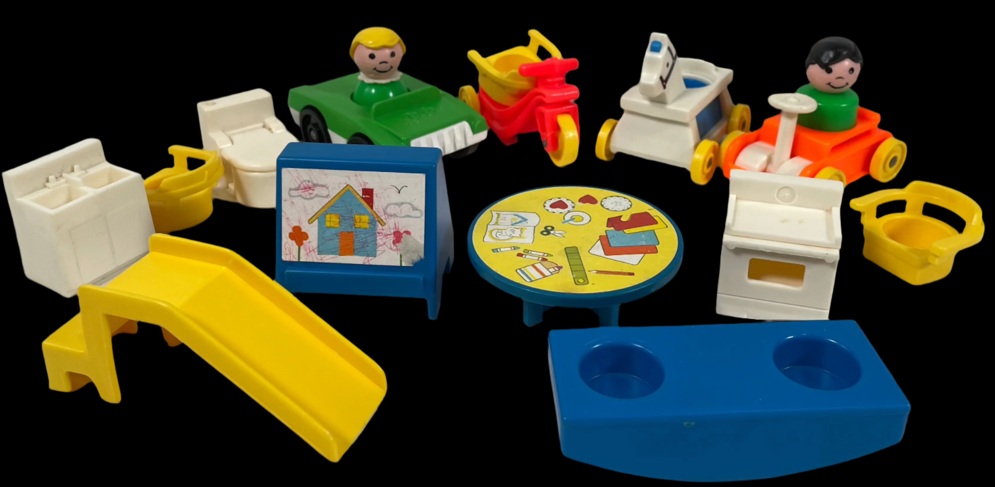 Assorted Fisher price Collectible Figurines