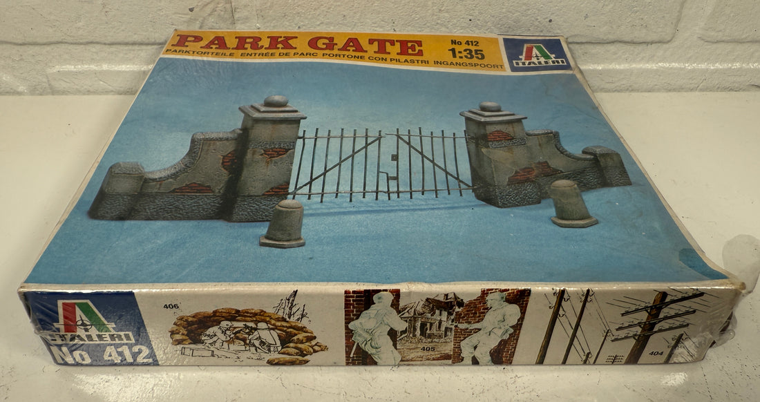 Maquette vintage Italeri 1:35 Park Gate n° 412 – Diorama scellé