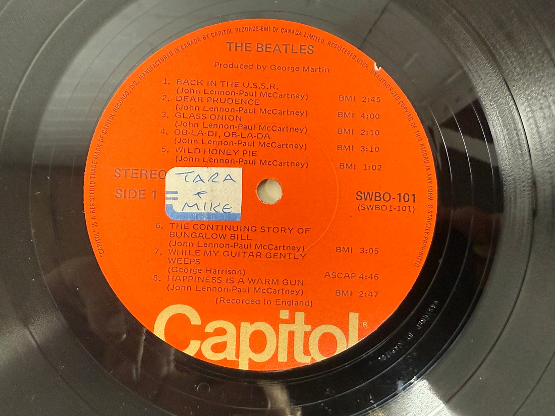 The Beatles – Album blanc 2LP (pressage Capitol canadien des années 1970)