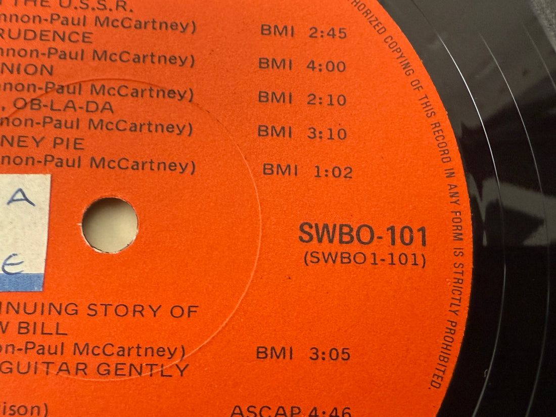 The Beatles – Album blanc 2LP (pressage Capitol canadien des années 1970)