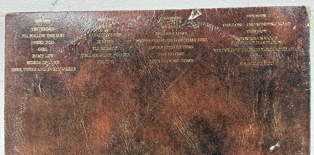 Beatles – Love Songs 1977 Amber Vinyl, Canada SEBX-11844, ALBUM VG+, Cover: G