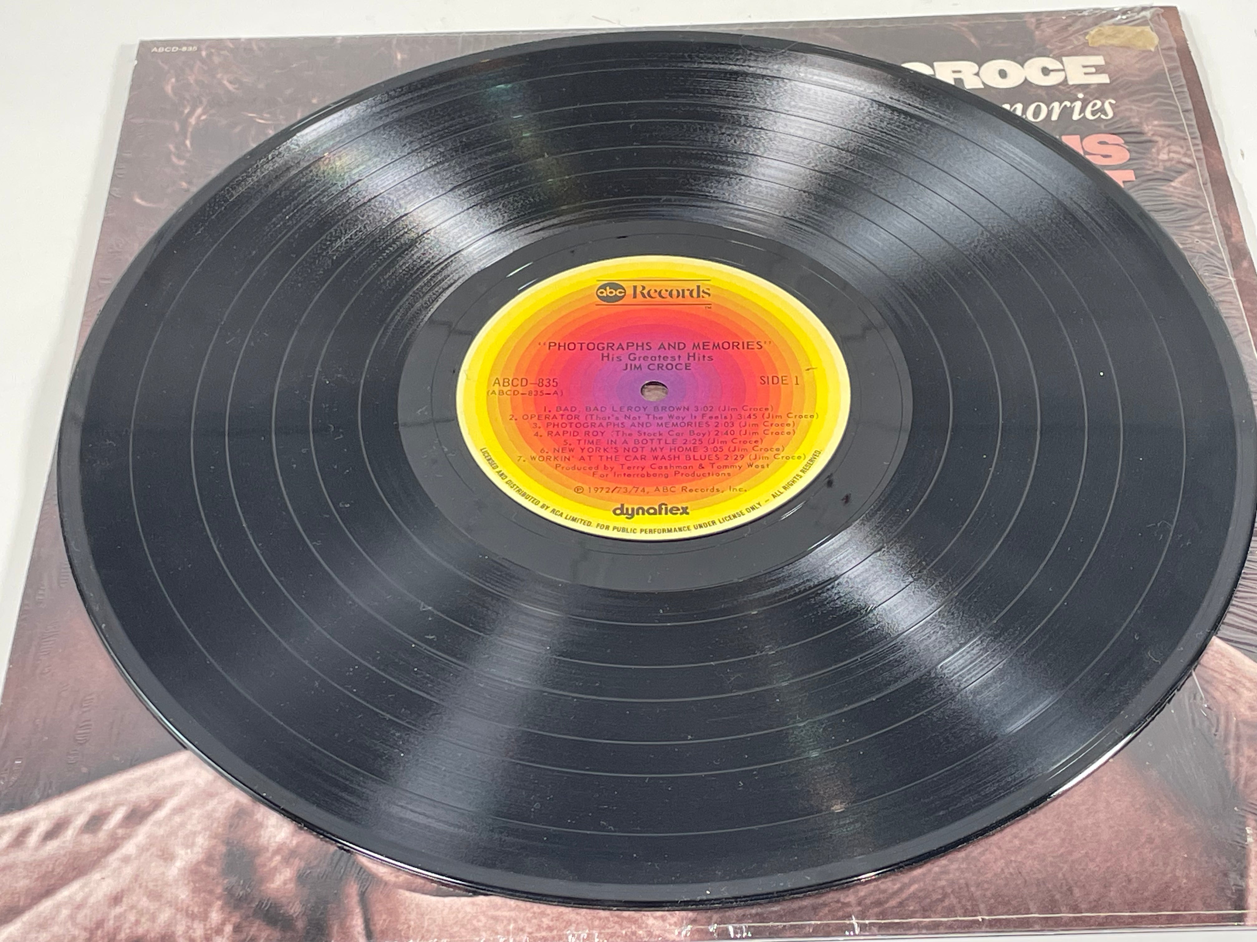 Jim Croce , Photographs & Memories: His Greatest Hits LP ABC RECORDS, 1974 M+M