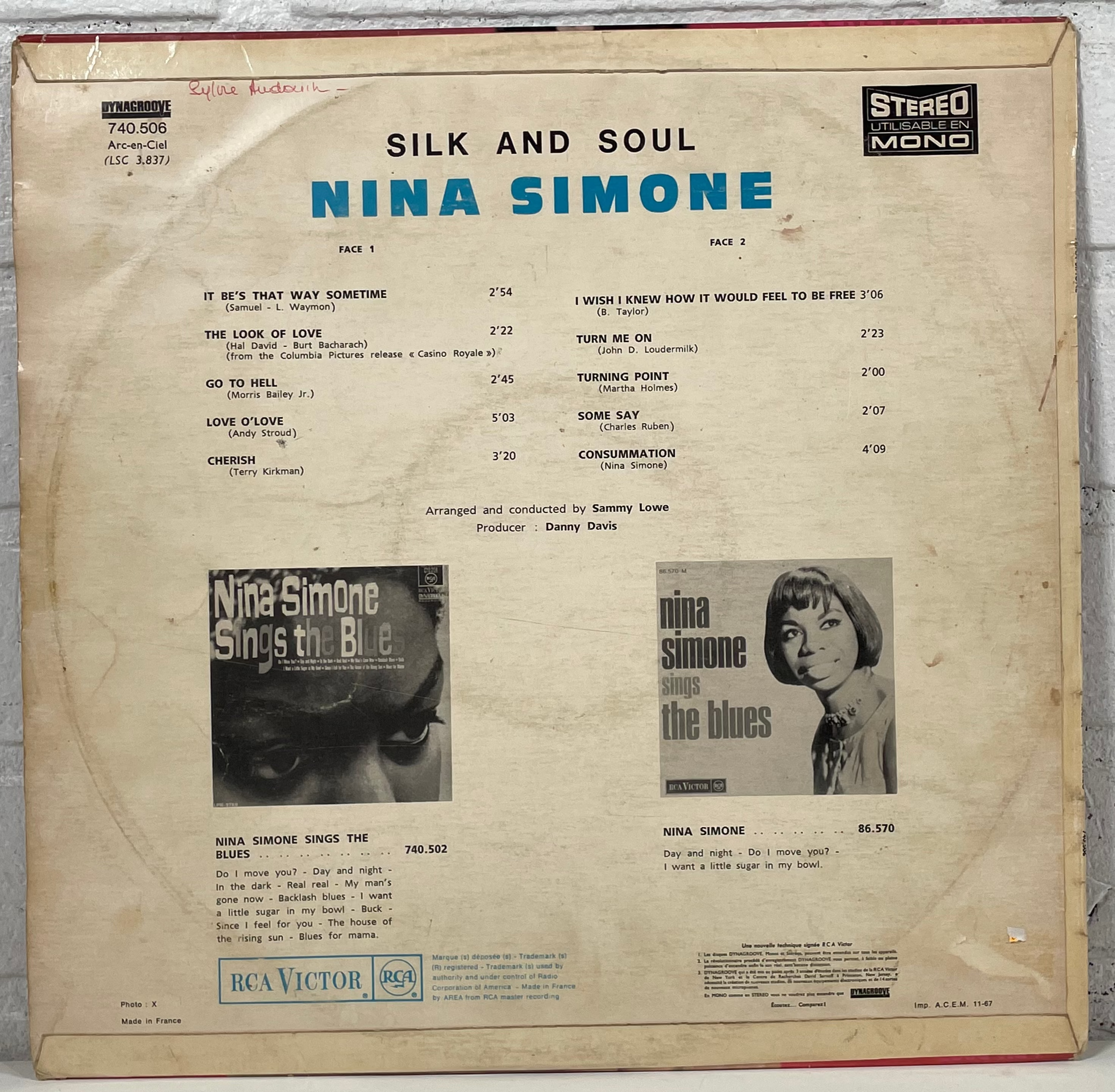 Nina Simone Silk &amp; Soul 1967 RCA Victor 740.506 Jazz Vinyl LP - Sol/Sol