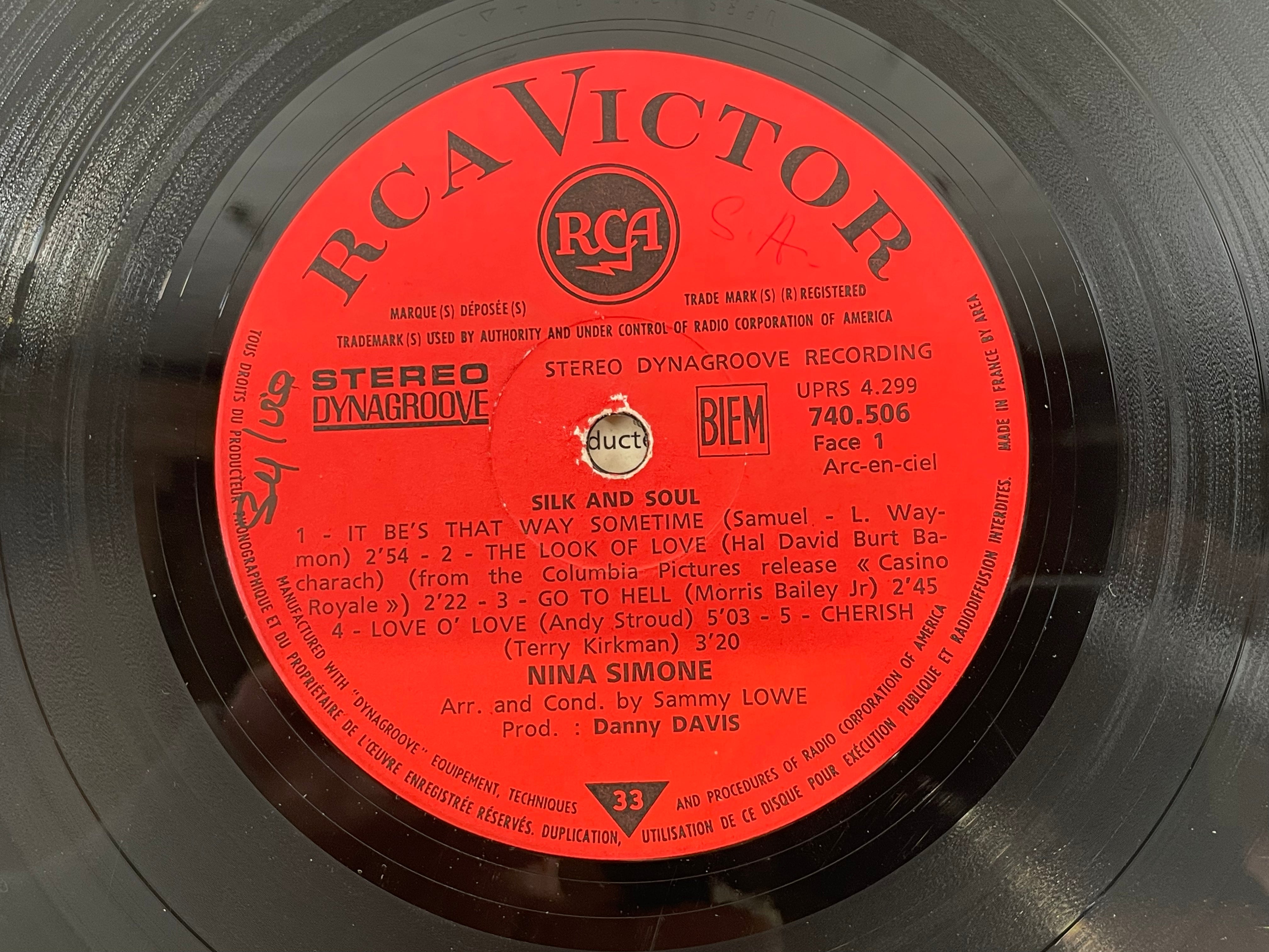 Nina Simone Silk &amp; Soul 1967 RCA Victor 740.506 Jazz Vinyl LP - Sol/Sol