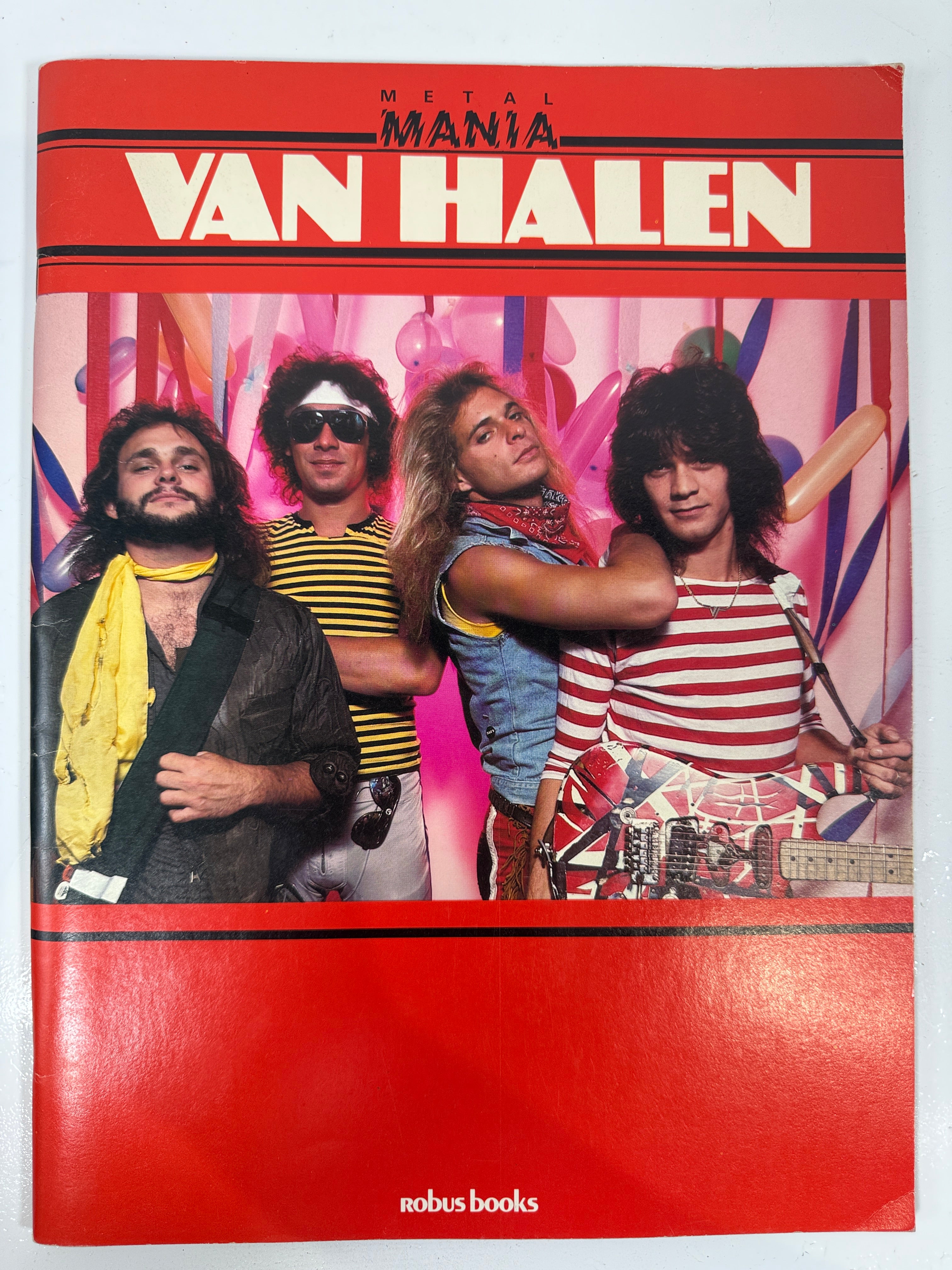 Vintage Van Halen Photo Book – Metal Mania 1984 w/ Poster
