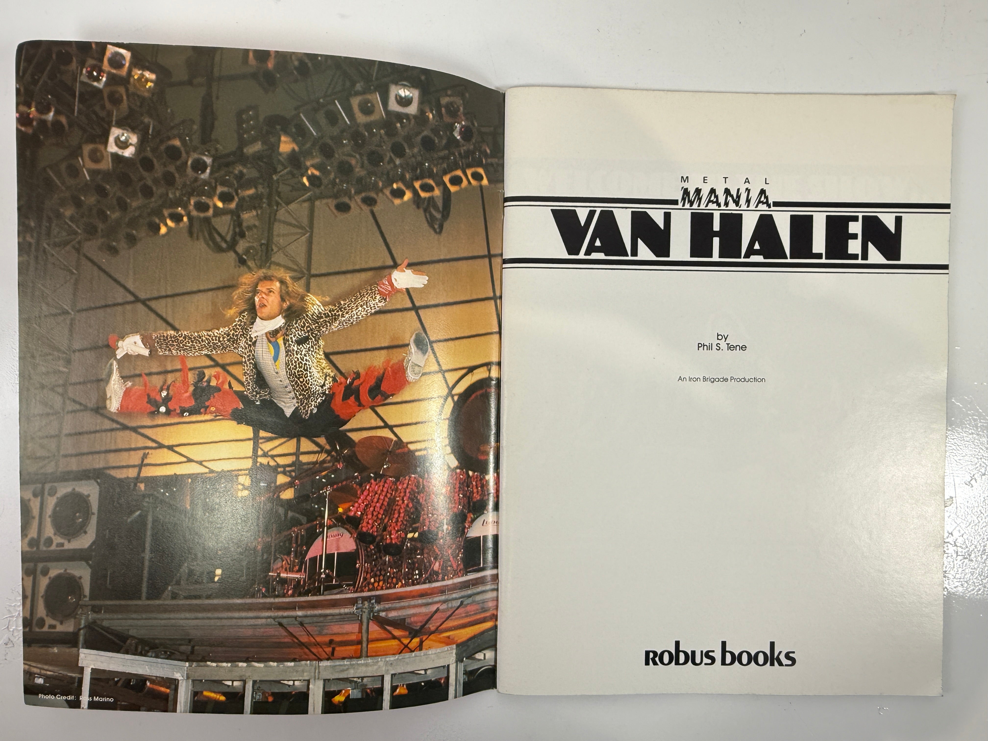 Vintage Van Halen Photo Book – Metal Mania 1984 w/ Poster