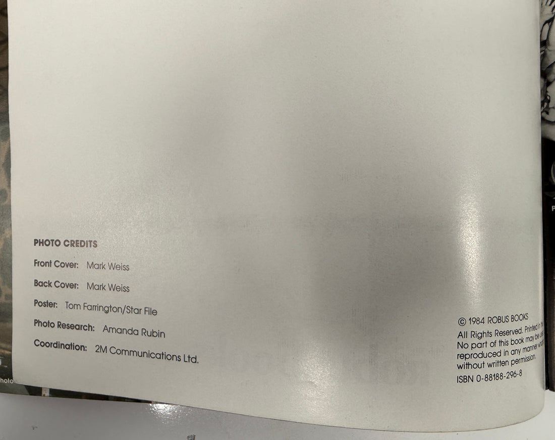 Vintage Van Halen Photo Book – Metal Mania 1984 w/ Poster