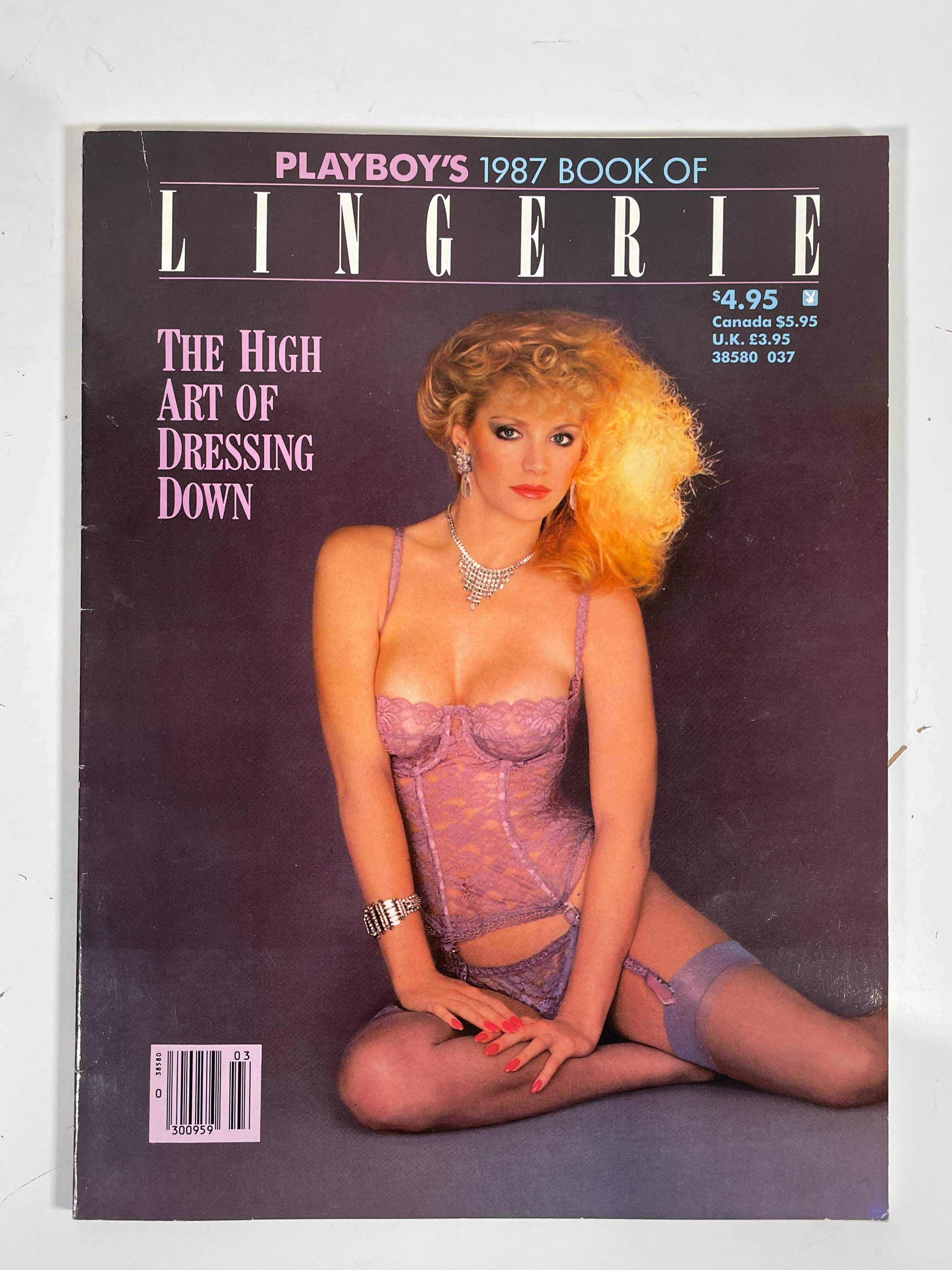 Playboy's 1987 Book of Lingerie The High Art of Dressing Down, NM