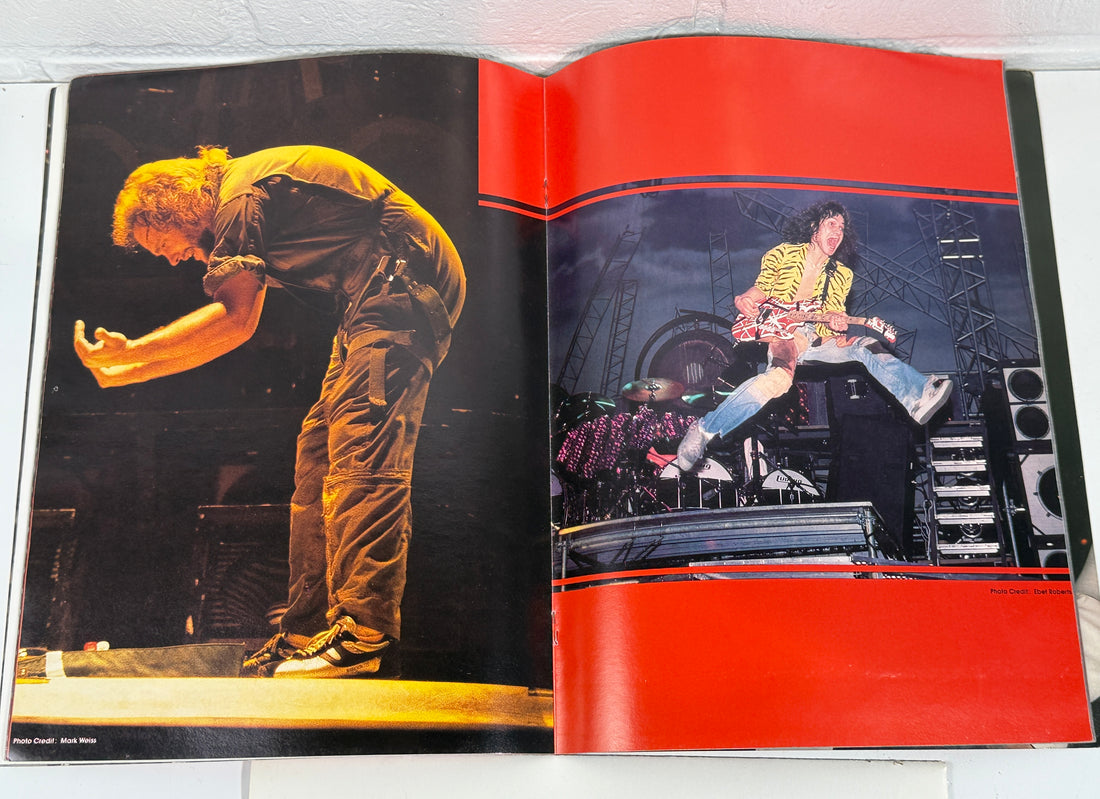 Vintage Van Halen Photo Book – Metal Mania 1984 w/ Poster