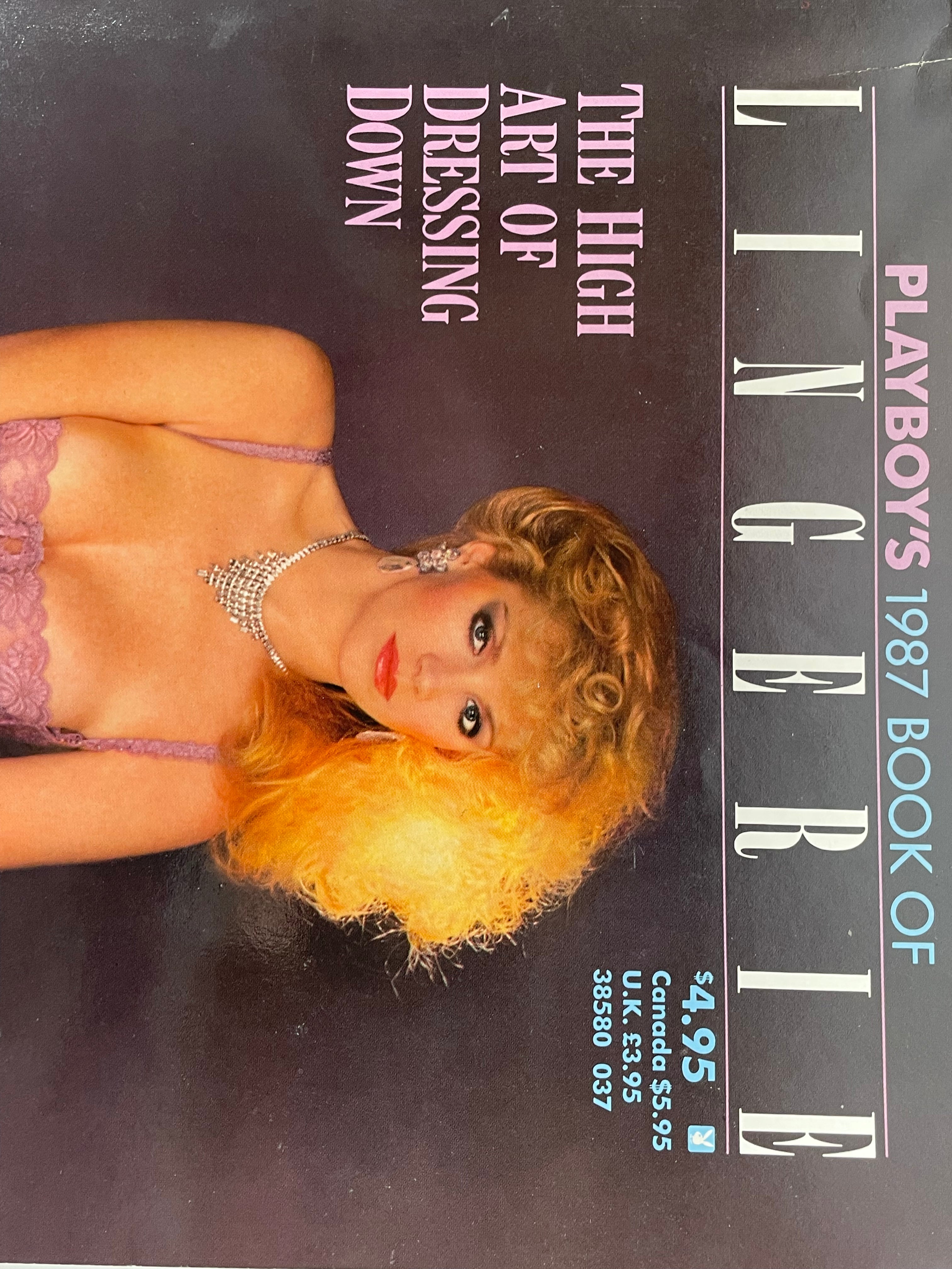Playboy's 1987 Book of Lingerie The High Art of Dressing Down, NM