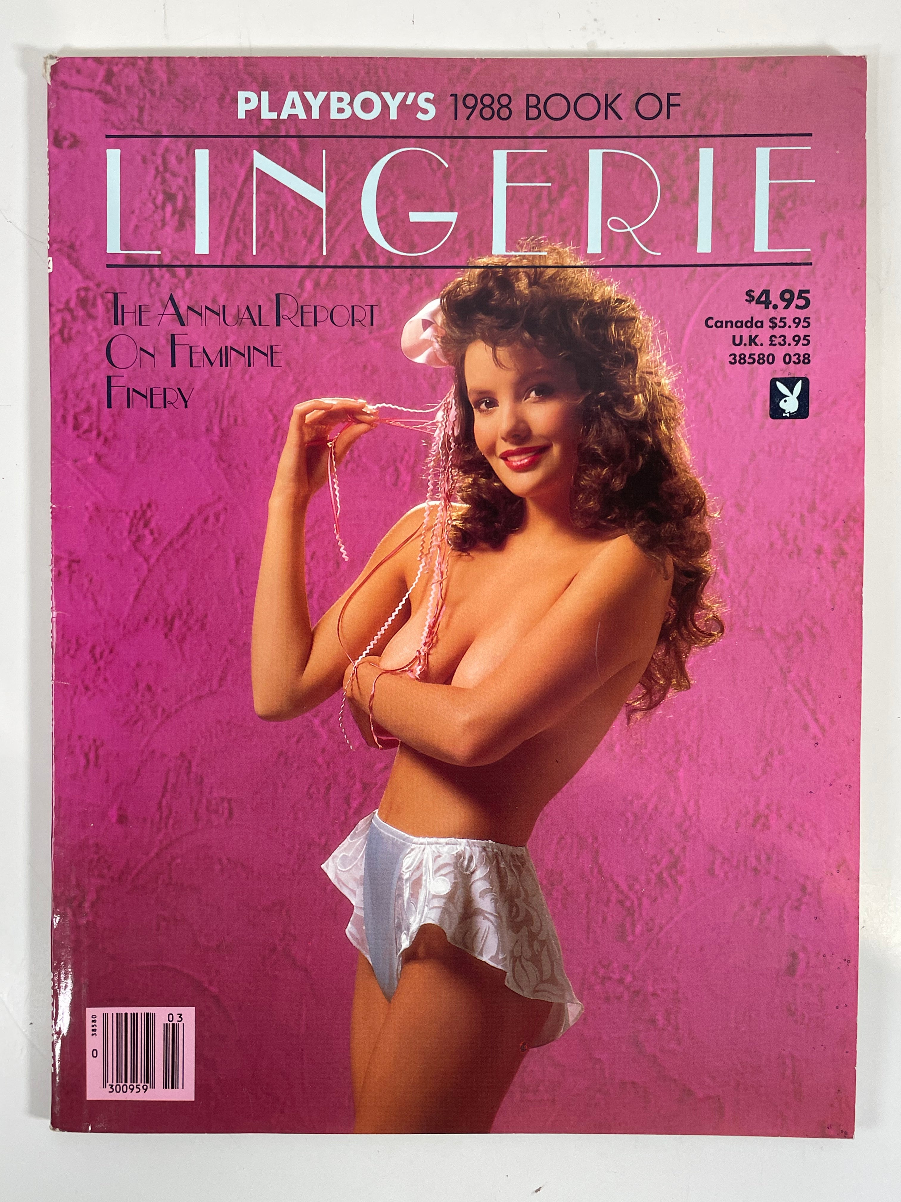 PLAYBOY'S , 1988 Book of Lingerie, The Annual Report on Feminine Energy. VERY GOOD
