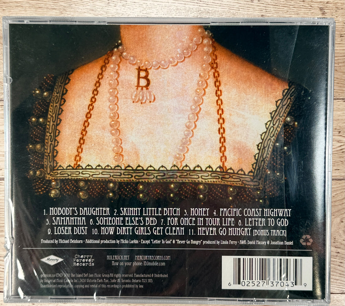 Hole Nobody’s Daughter sealed CD 2010 Mercury Records new Courtney Love album Skinny Little Bitch Samantha Letter to God collectible rock CD