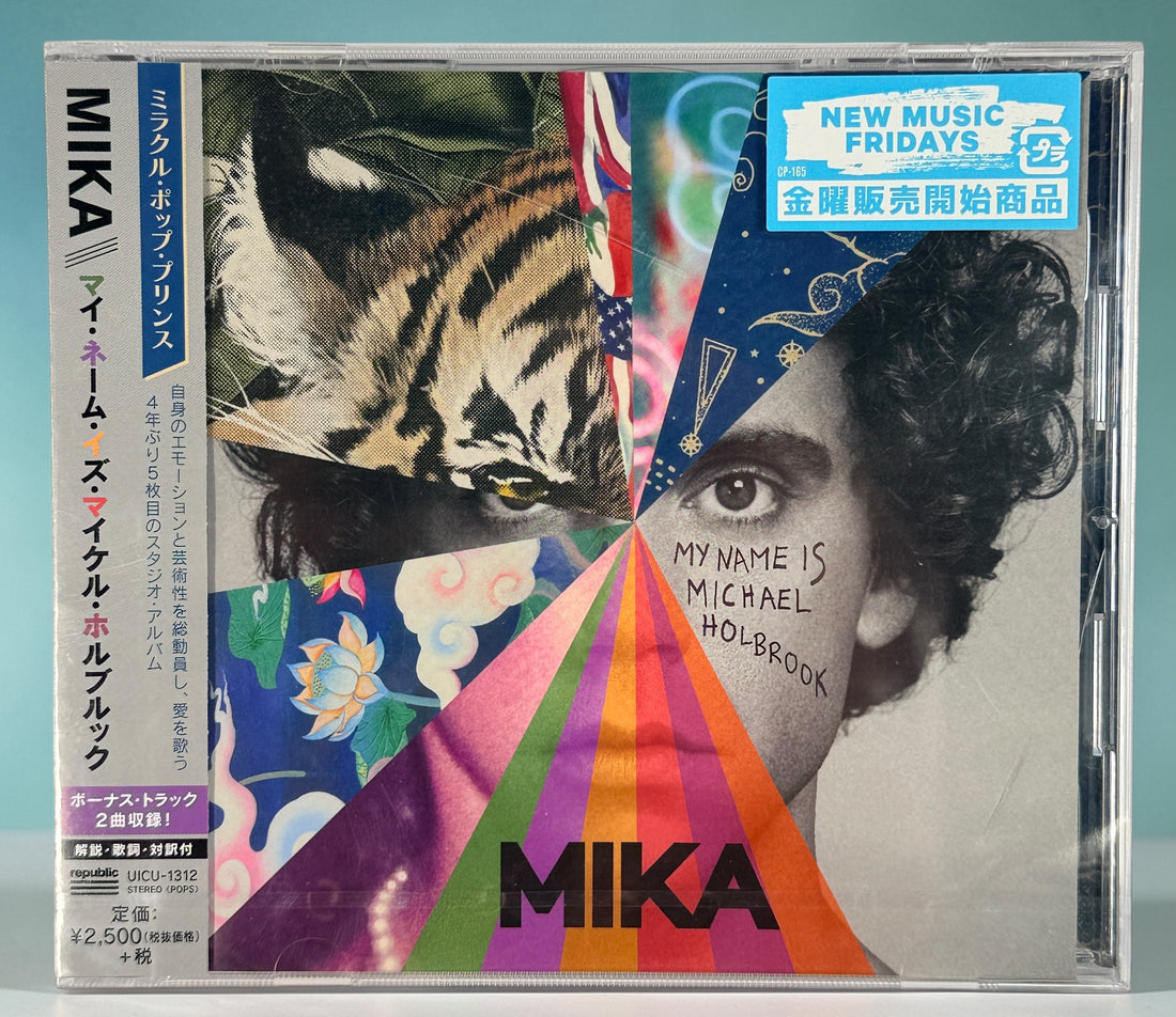 MIKA My Name Is Michael Holbrook Japan CD with obi strip and bonus tracks. 2019 Universal Japan release in excellent condition, complete collectible.