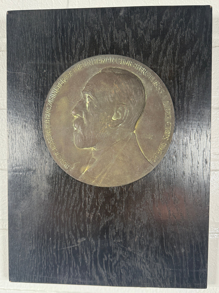 Bronze Plaque – Bishop Joseph Ferencz by Berán Lajos (1923)