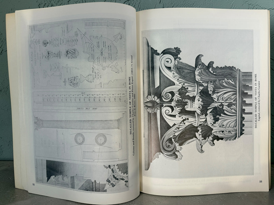Livre d'architecture ancienne, Dessins classiques grecs et romains, Dover.