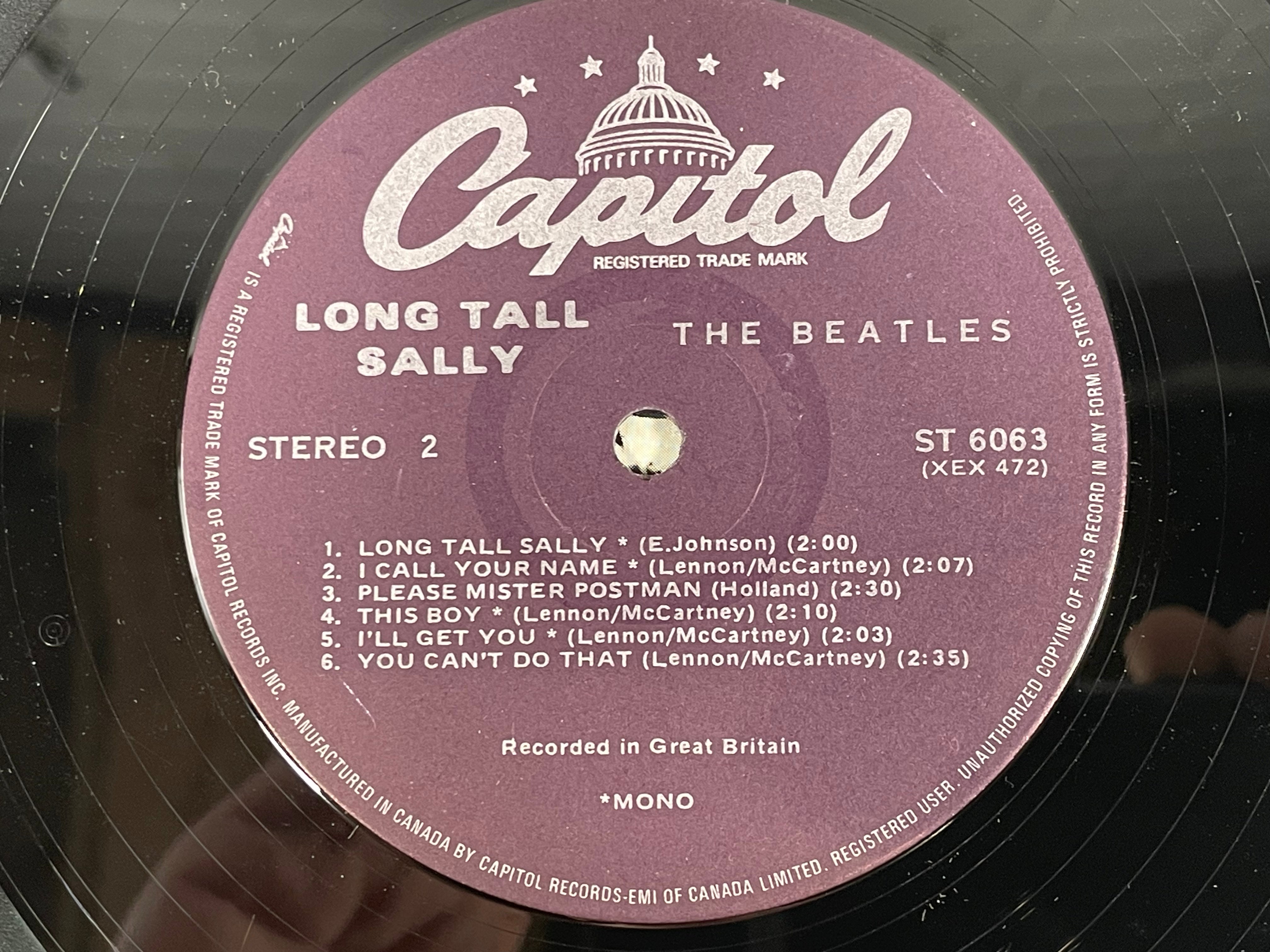 The Beatles – Long Tall Sally,  Vinyl Record (1964 Capitol Records ), ST6063- XEX 472