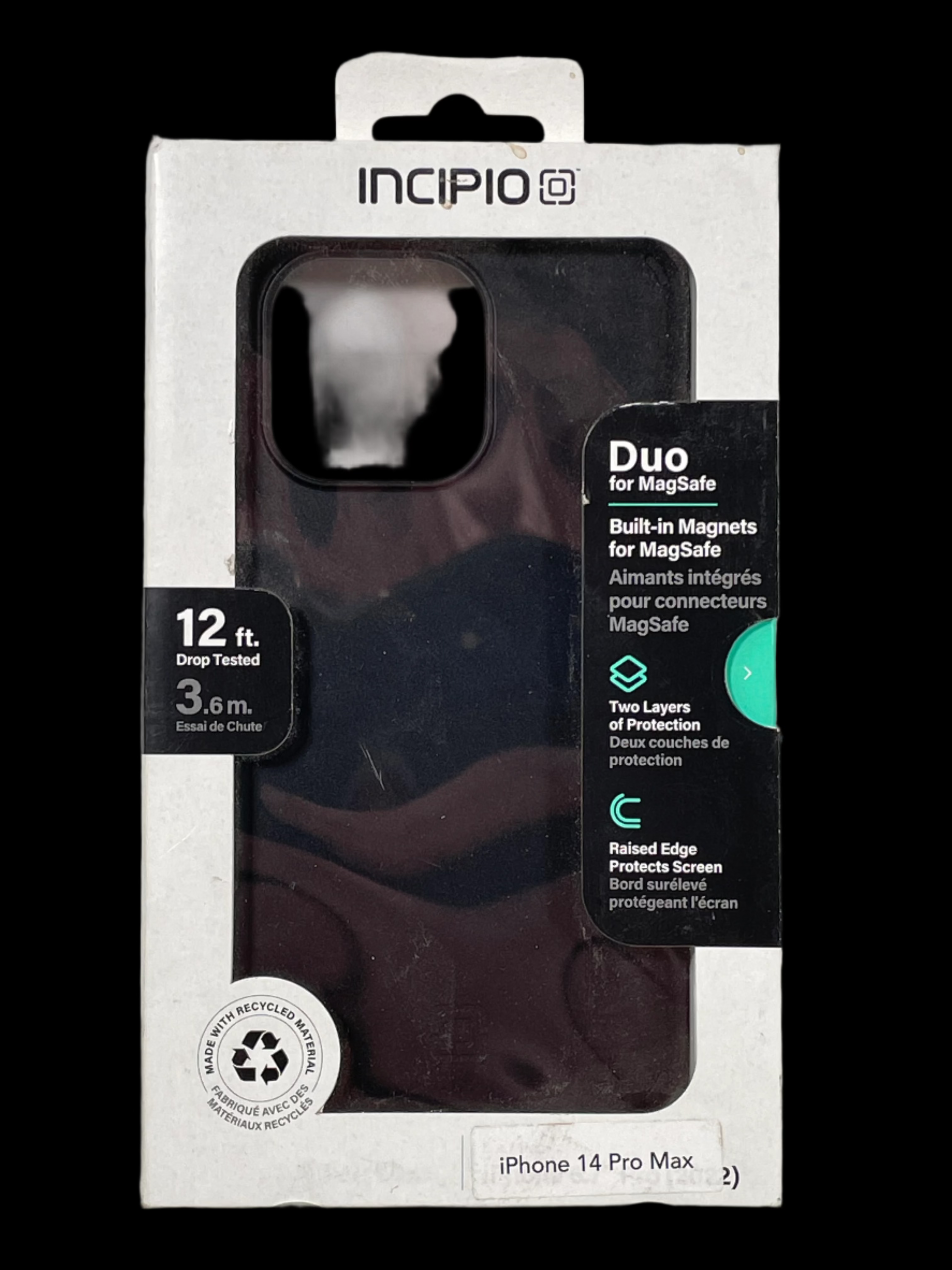 INCIPIO. Cell Phone Case, Duo for MagSafe, iPhone 14 Max.