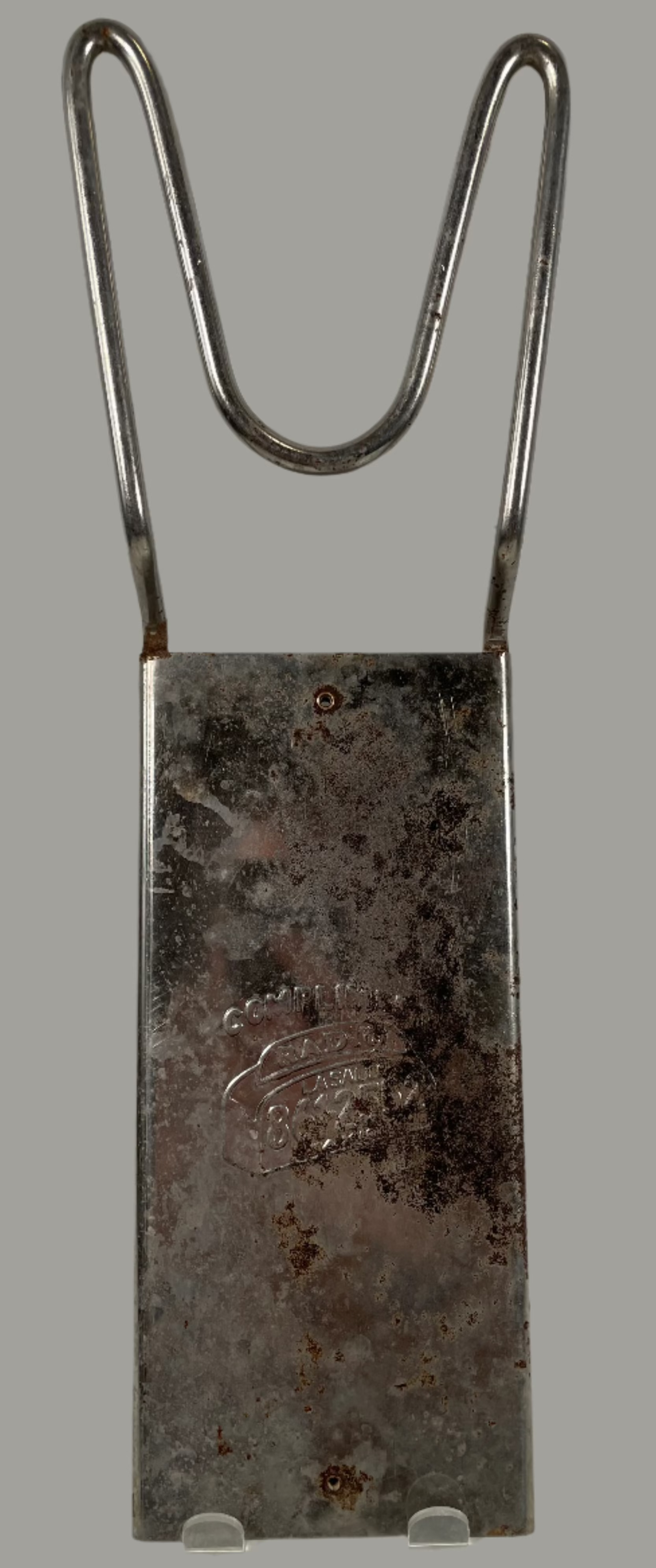 Vintage 1970s Chrome Boot Puller Promo Advertising Taxi Radio La Salle Jack Boot