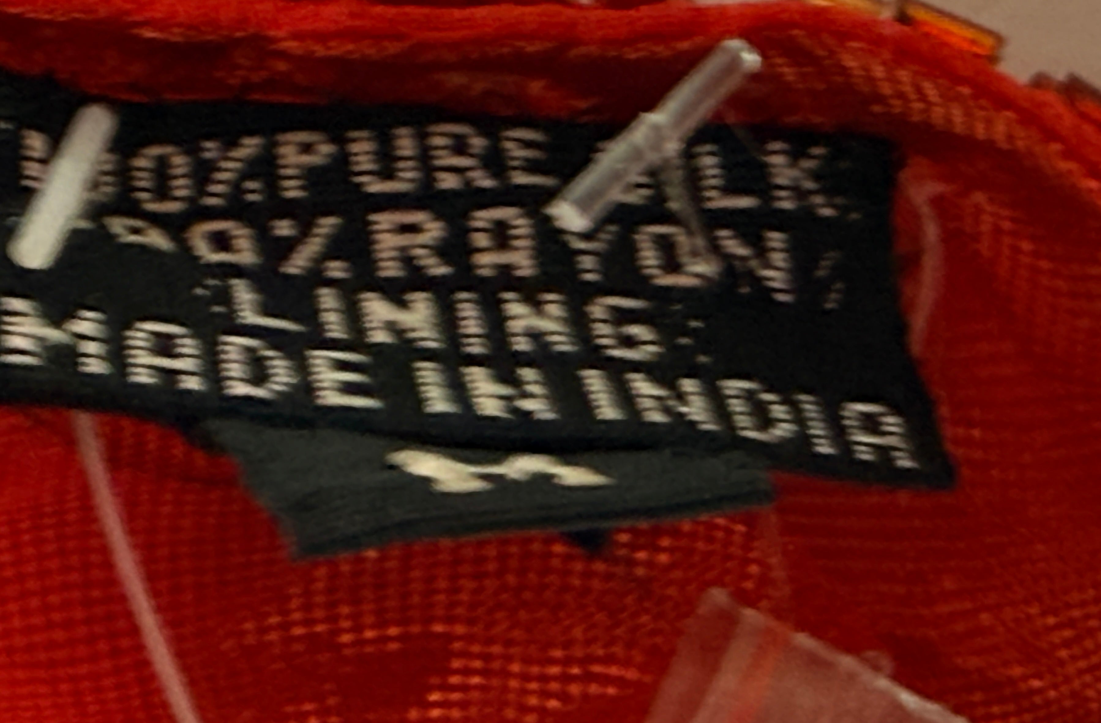 Vintage 80s Arin Couture Silk Beaded Set – Red Paisley Sequins, India