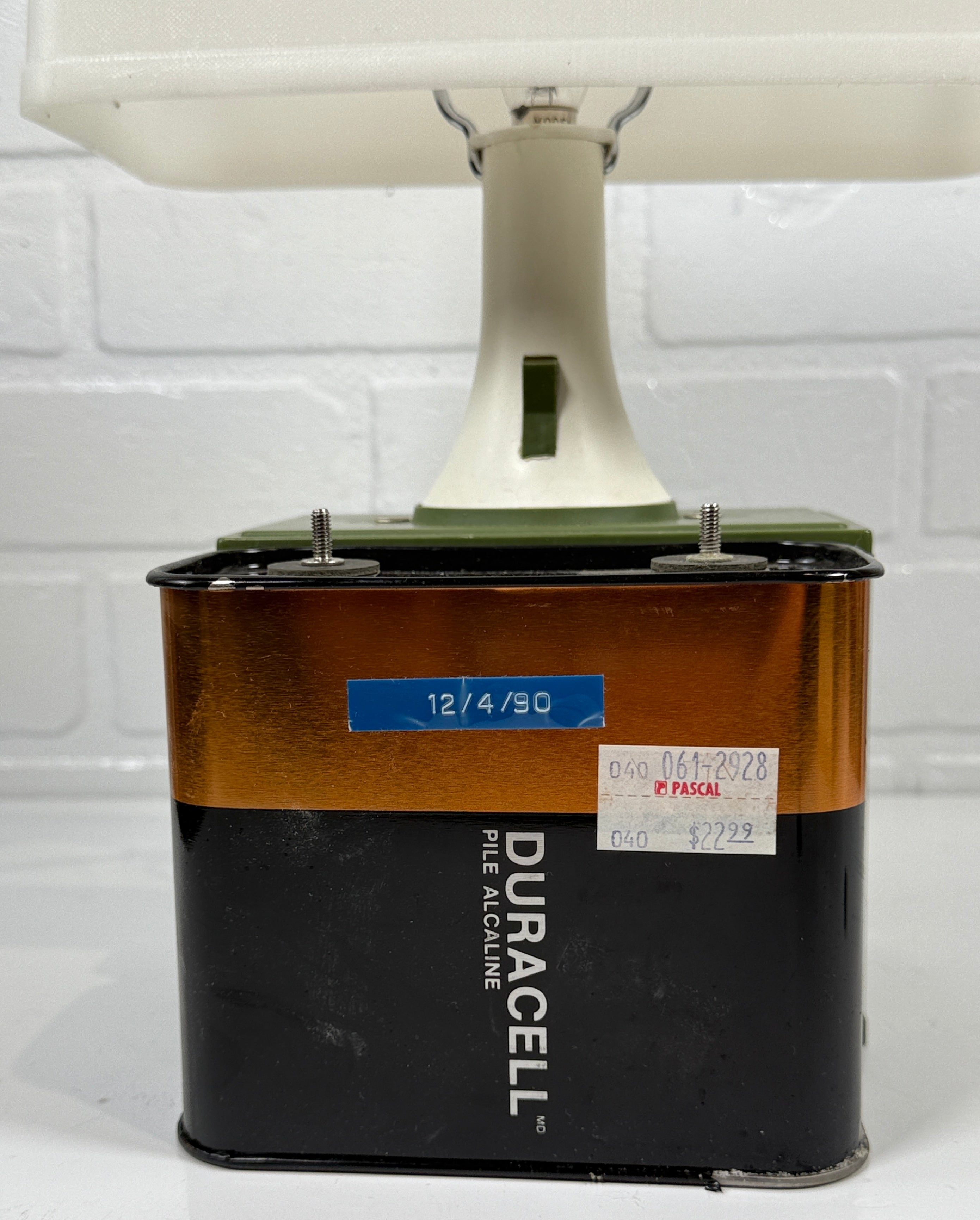 Lampe de camping Ashflash AFC vintage des années 1970 – Modèle 7820 avec boîte