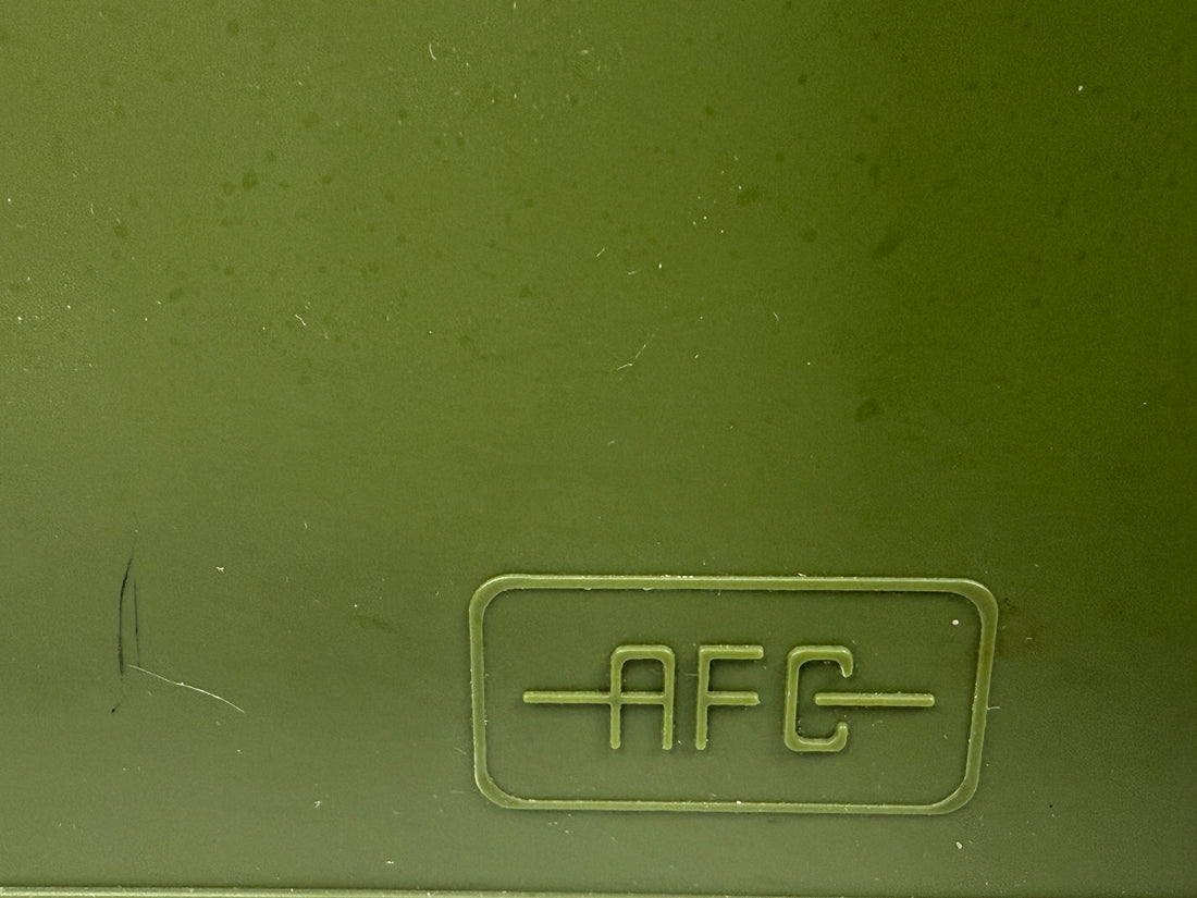 Lampe de camping Ashflash AFC vintage des années 1970 – Modèle 7820 avec boîte