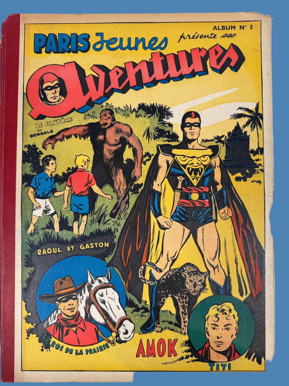 Vintage Paris Jeunes Aventures Album 5 (1947) – Le Fantôme