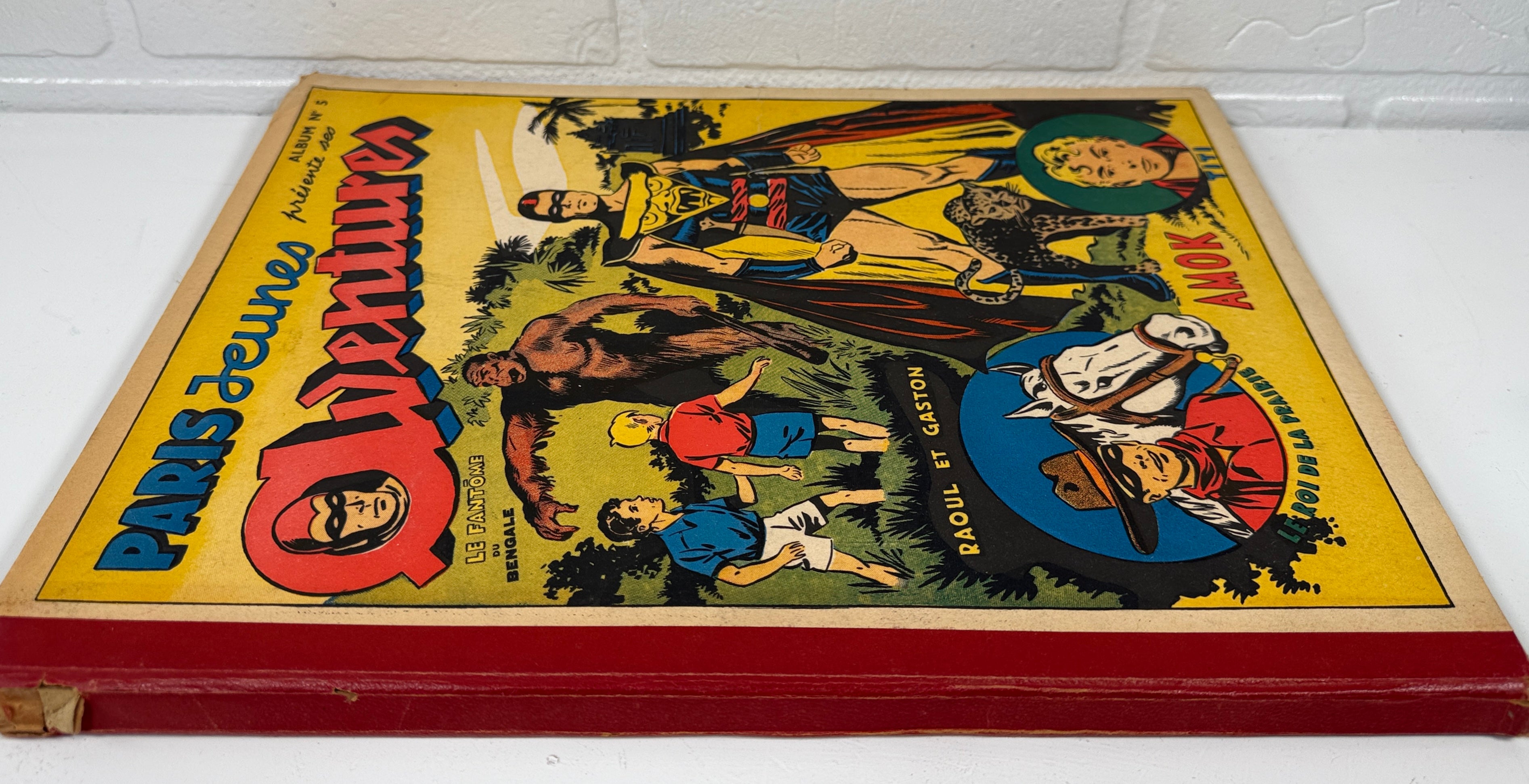 Vintage Paris Jeunes Aventures Album 5 (1947) – Le Fantôme