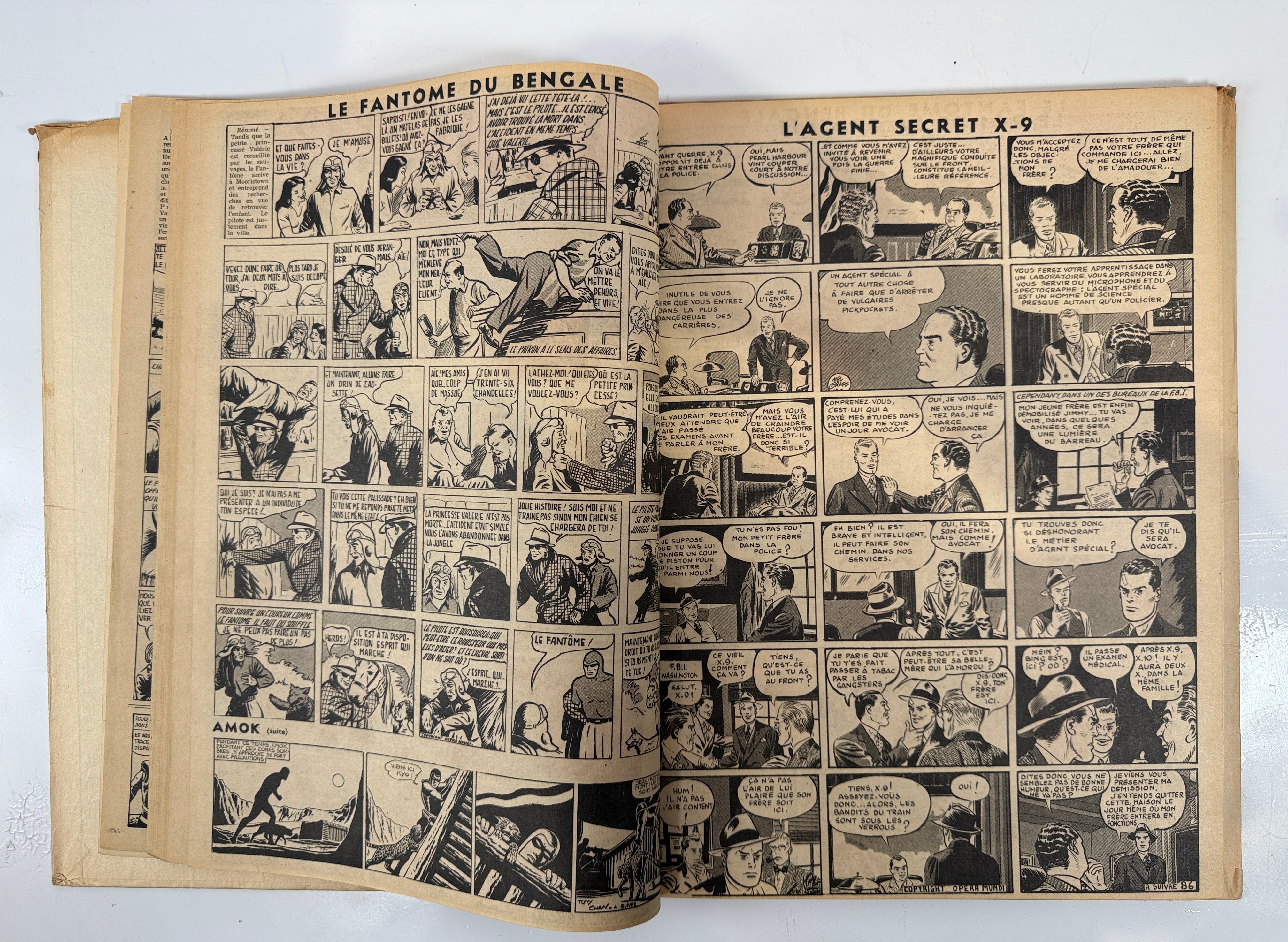 Vintage Paris Jeunes Aventures Album 5 (1947) – Le Fantôme