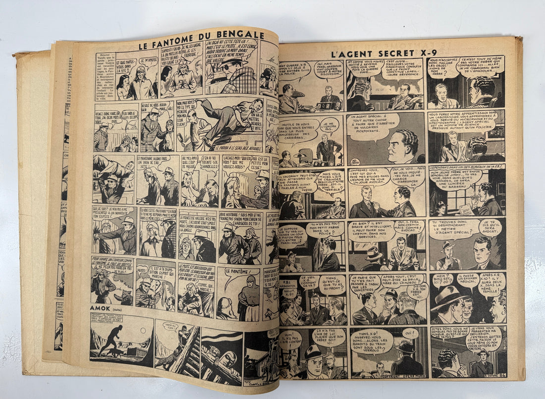 Vintage Paris Jeunes Aventures Album 5 (1947) – Le Fantôme