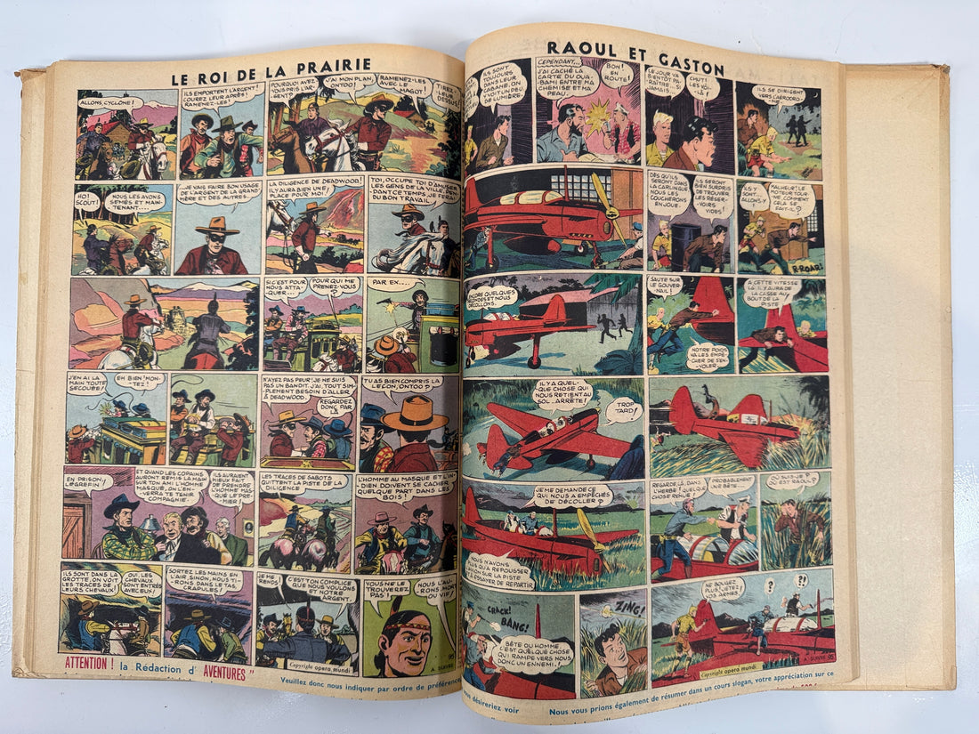 Vintage Paris Jeunes Aventures Album 5 (1947) – Le Fantôme